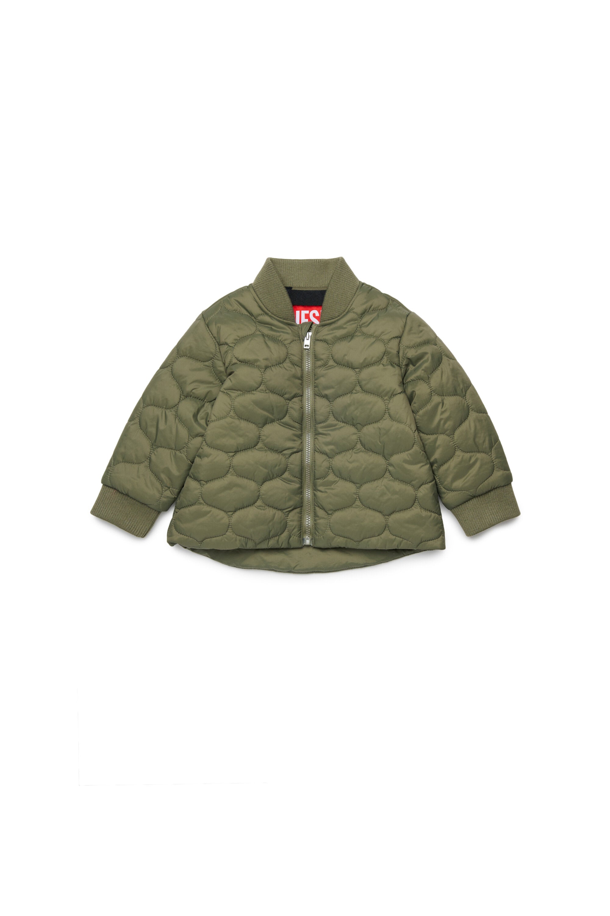 Chaqueta acolchada ligera con logo estampado