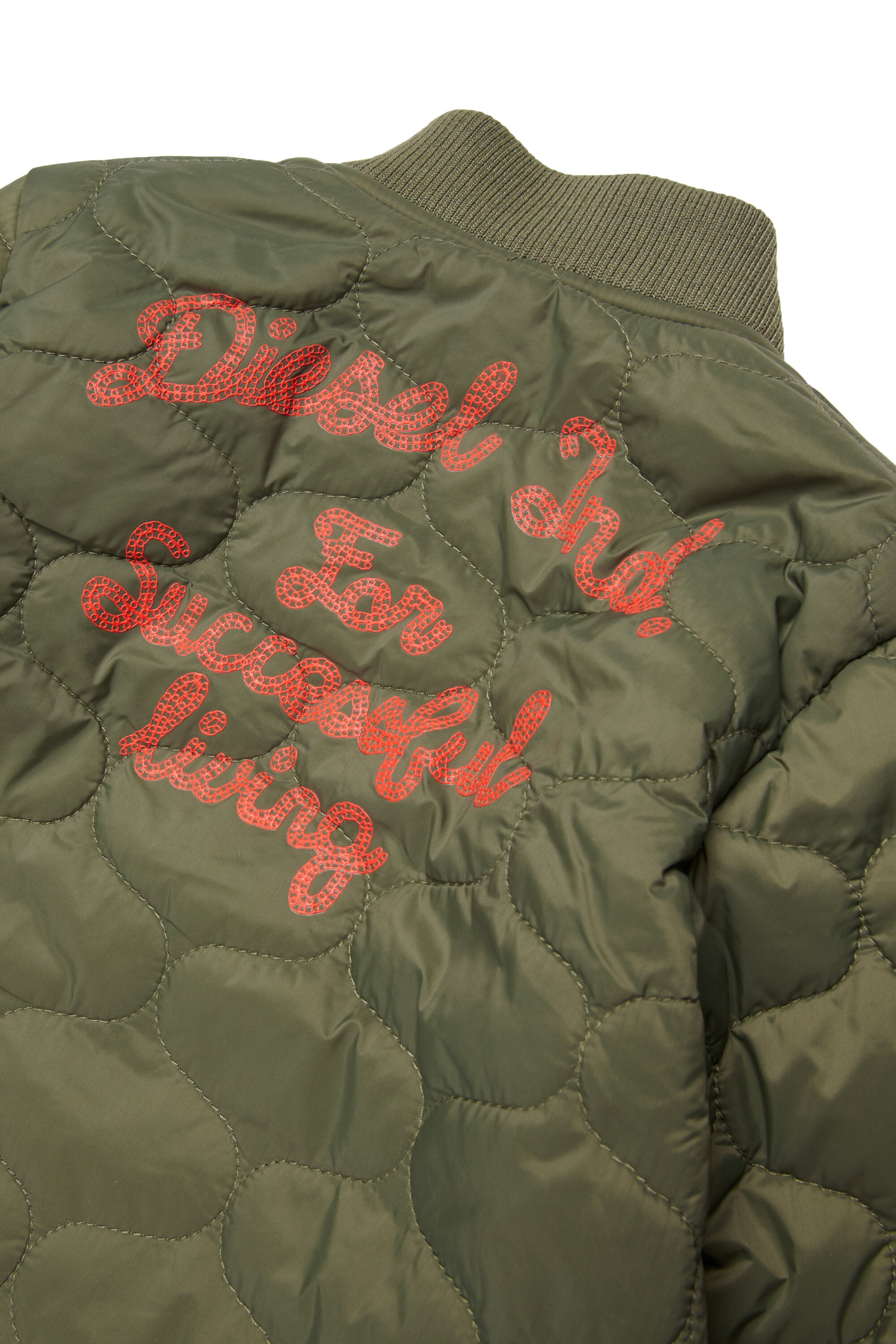 Chaqueta acolchada ligera con logo estampado