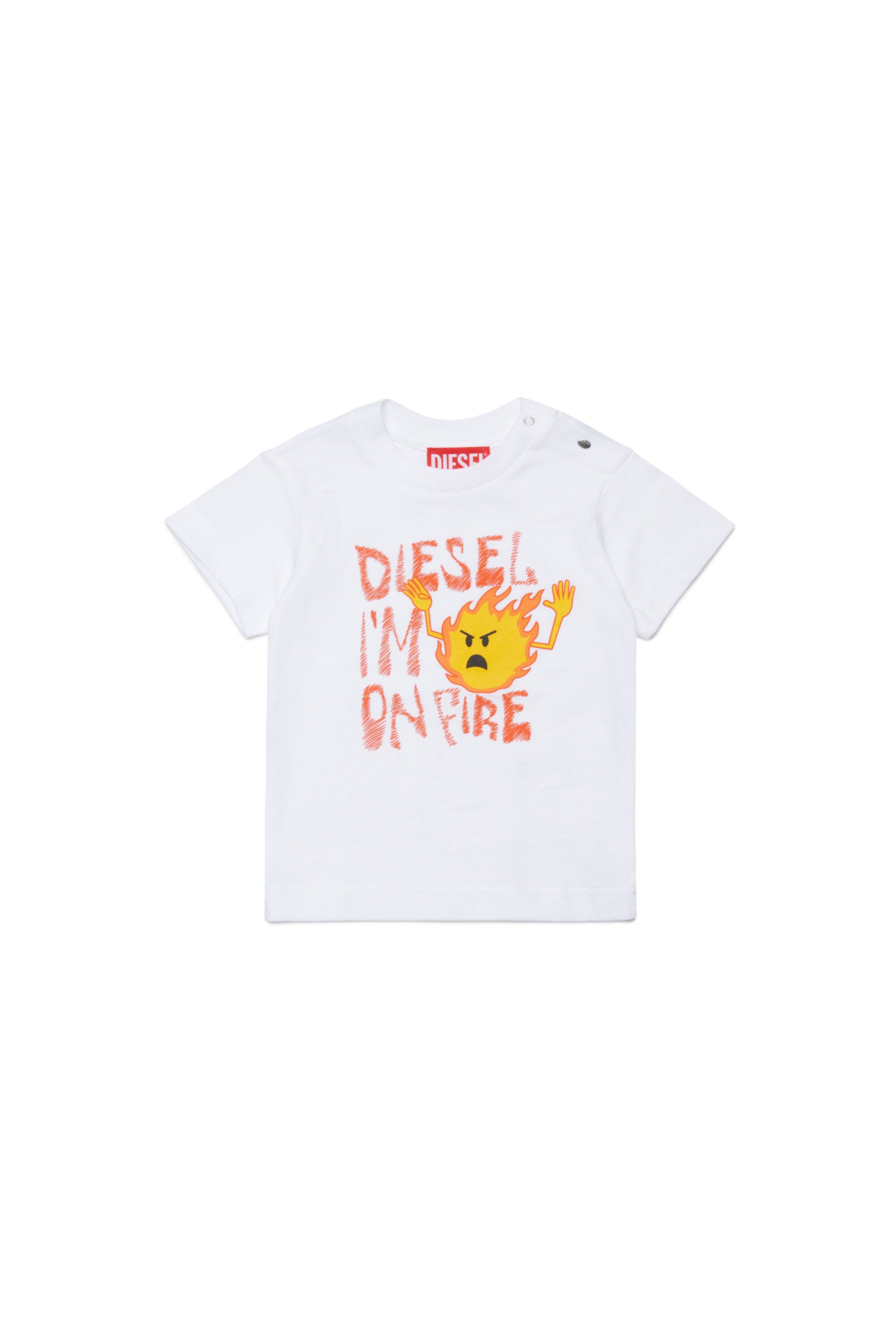 Camiseta con logo estampado en el frente
