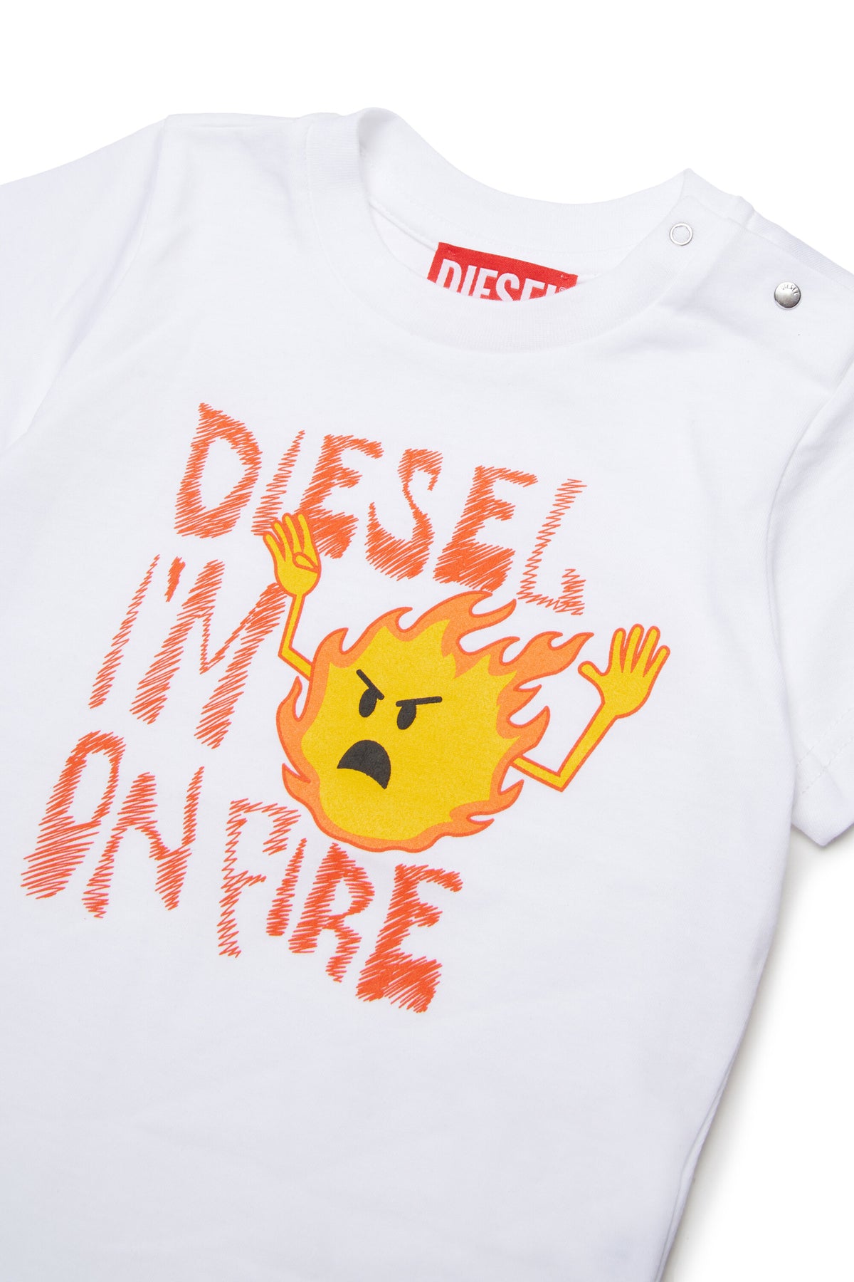 T-shirt with printed logo on the front