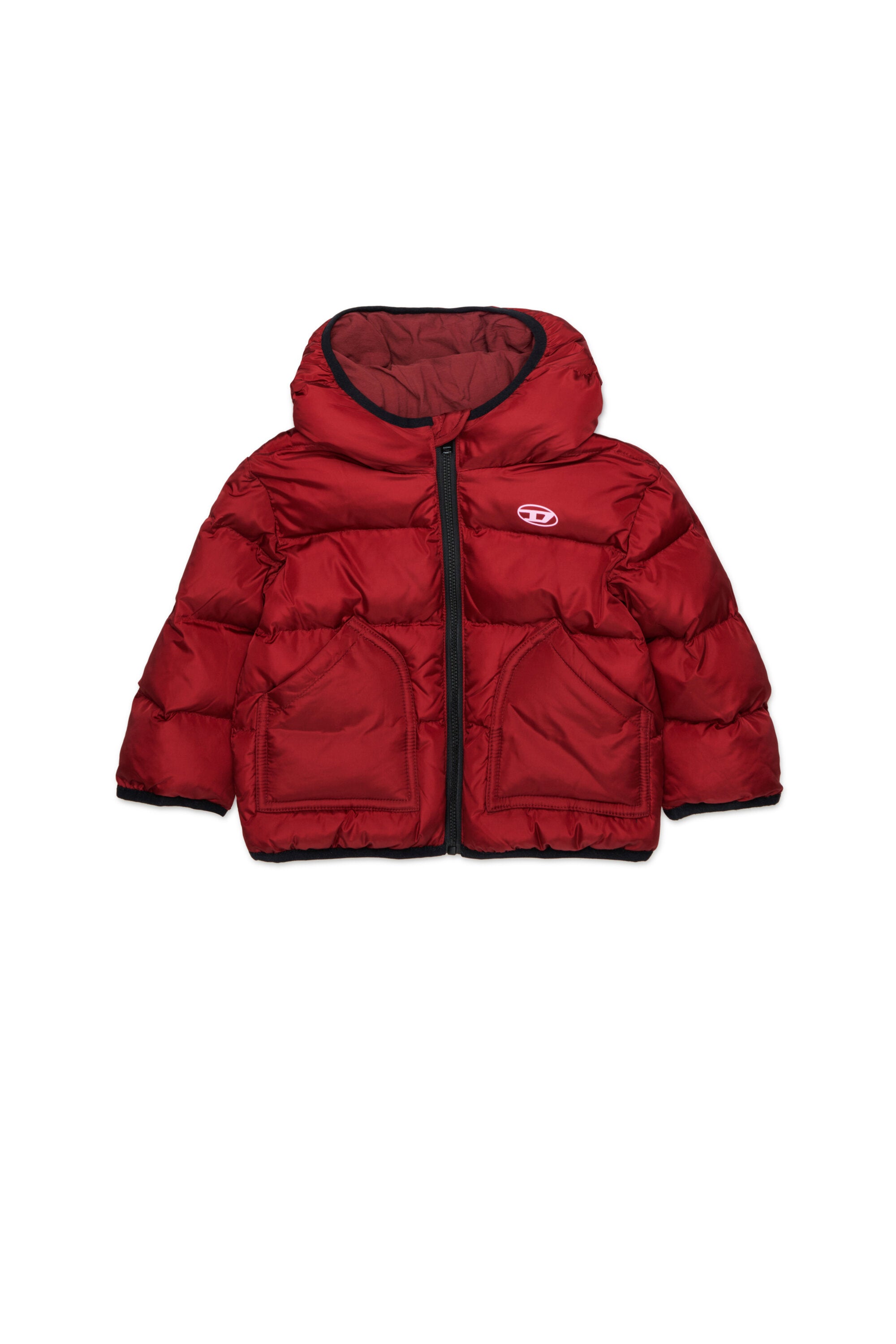 Chaqueta acolchada con logo
