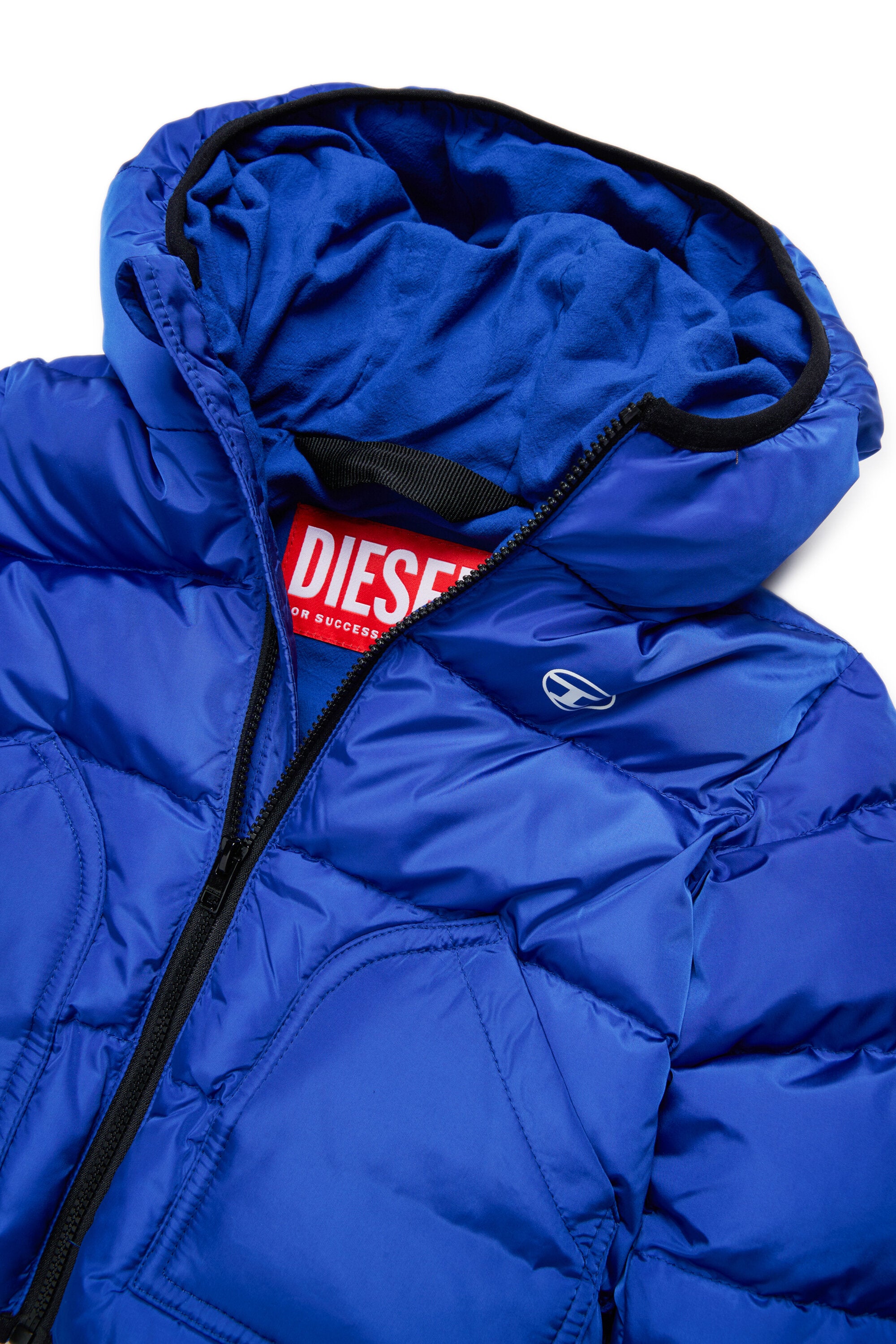 Chaqueta acolchada con logo