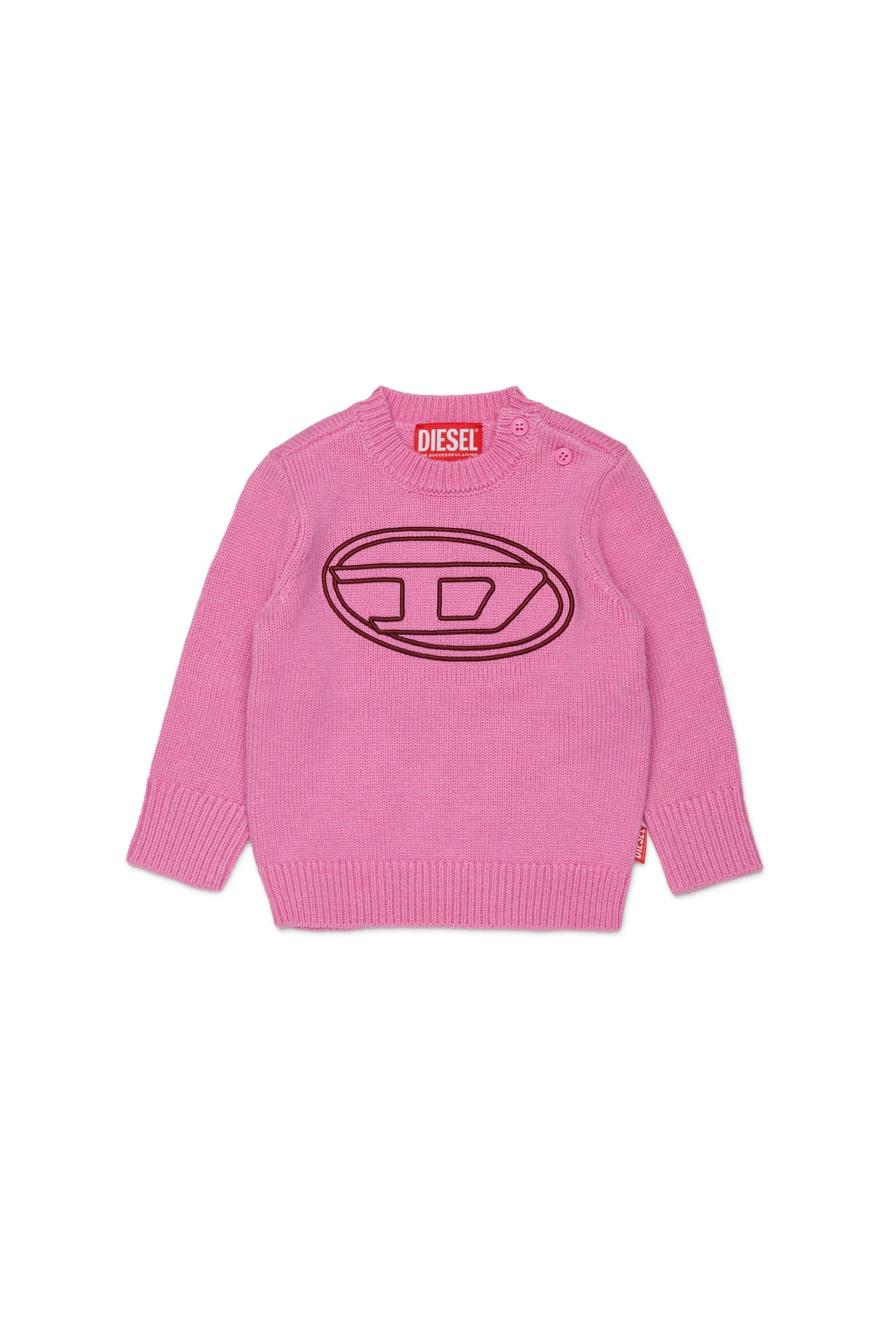 Jersey de cuello redondo con logo