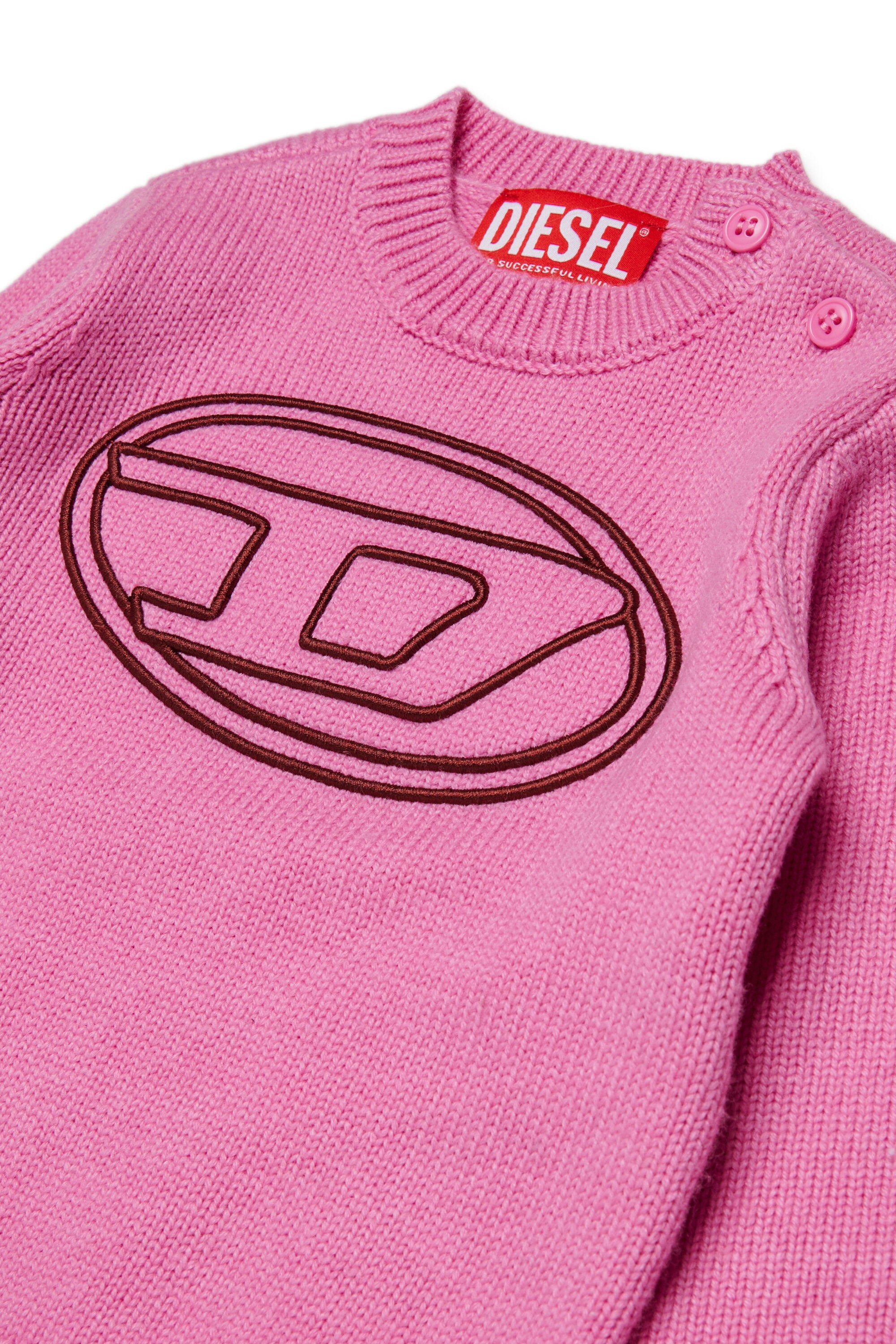 Jersey de cuello redondo con logo
