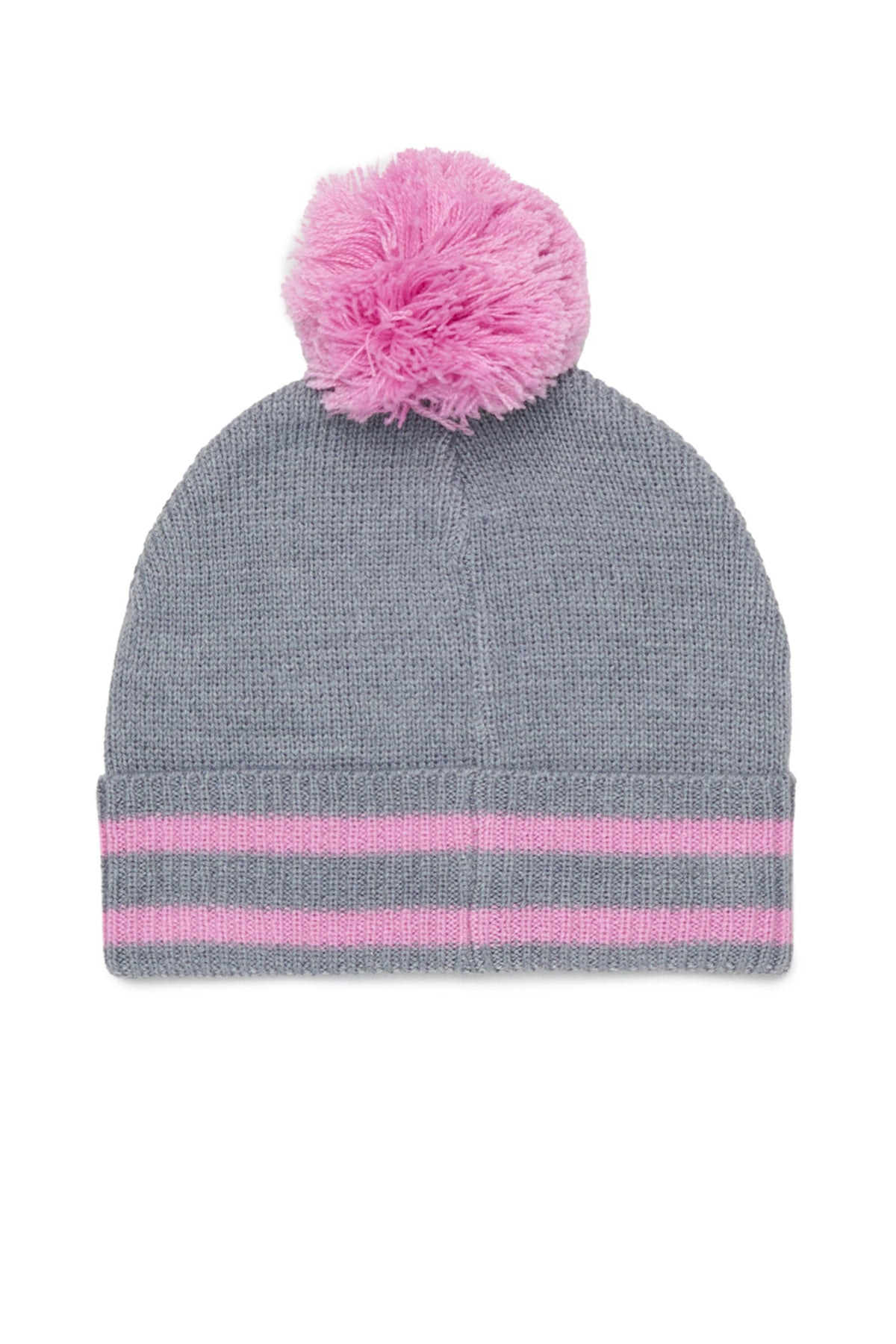 Pom-pom beanie with logo