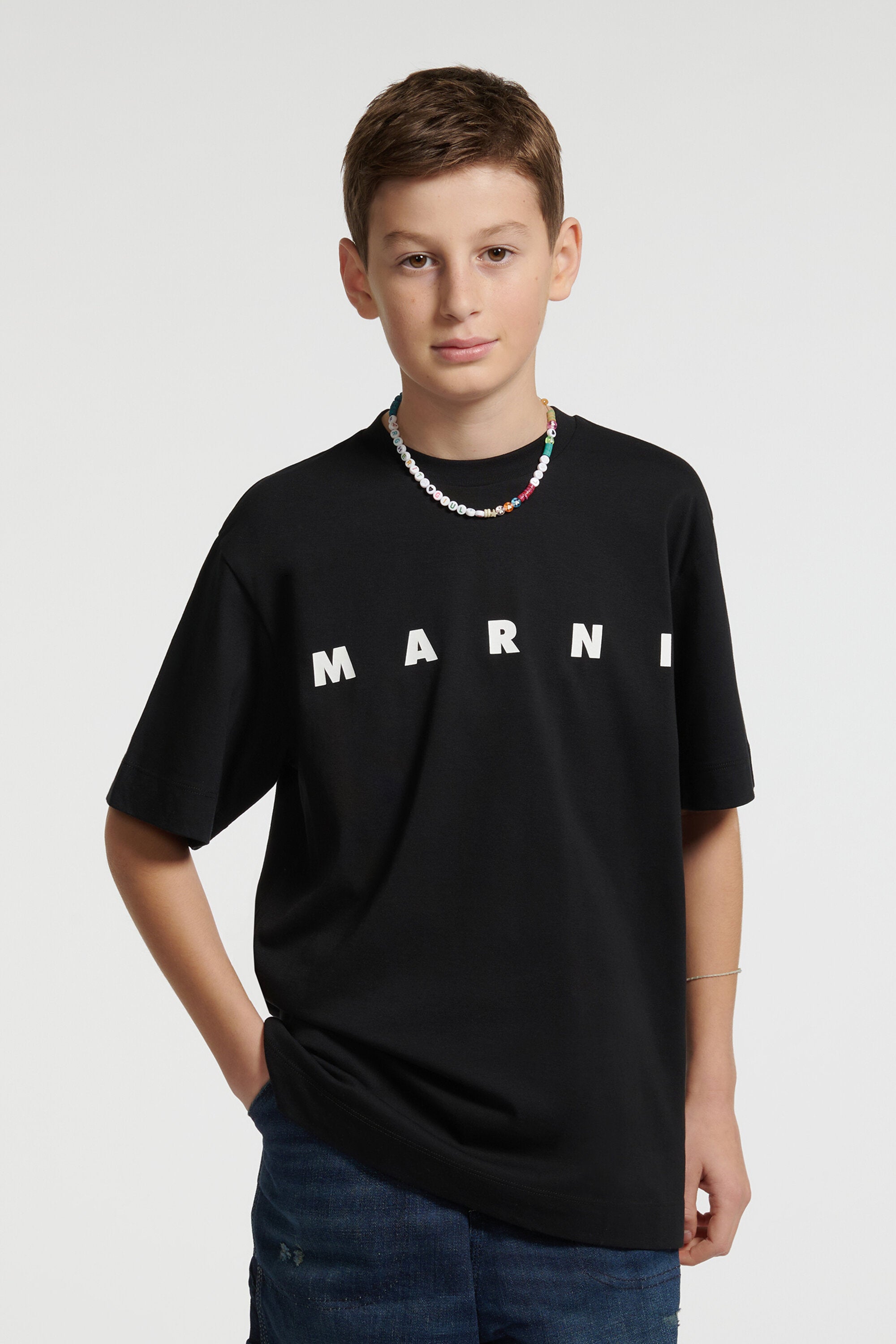 Marni jersey t-shirt with logo for children | Brave Kid – BRAVE KID