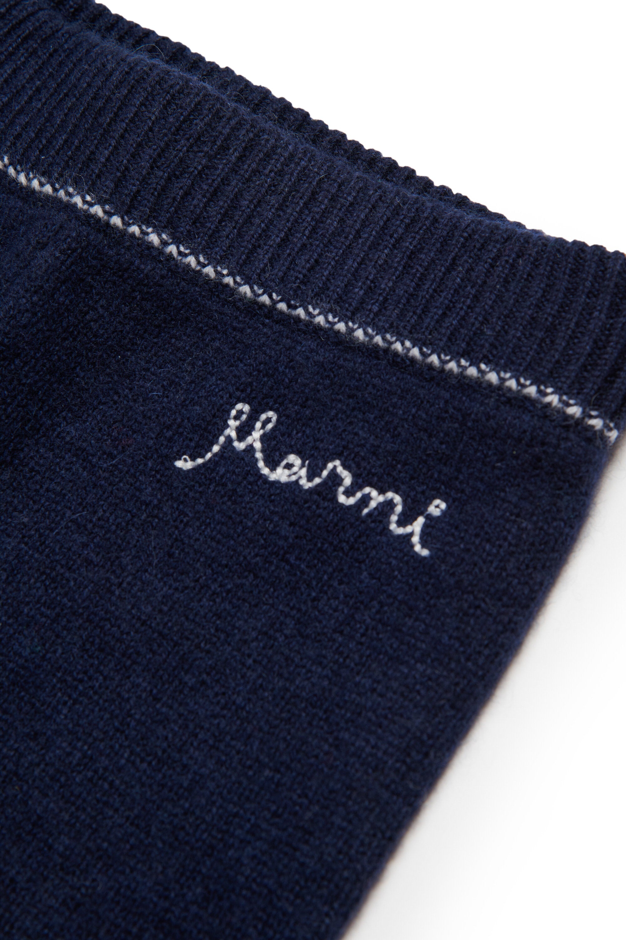 Pantalones deportivos en mezcla de cachemira y lana con logotipo