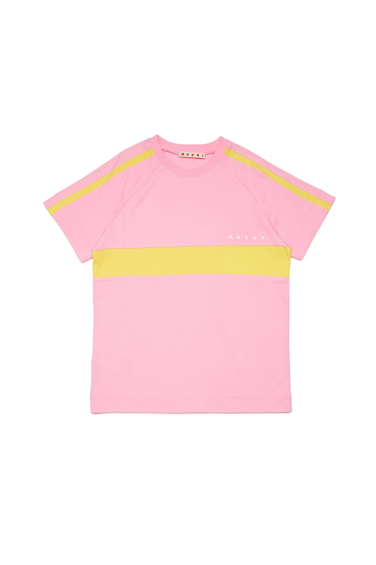 Colorblock branded T-shirt 