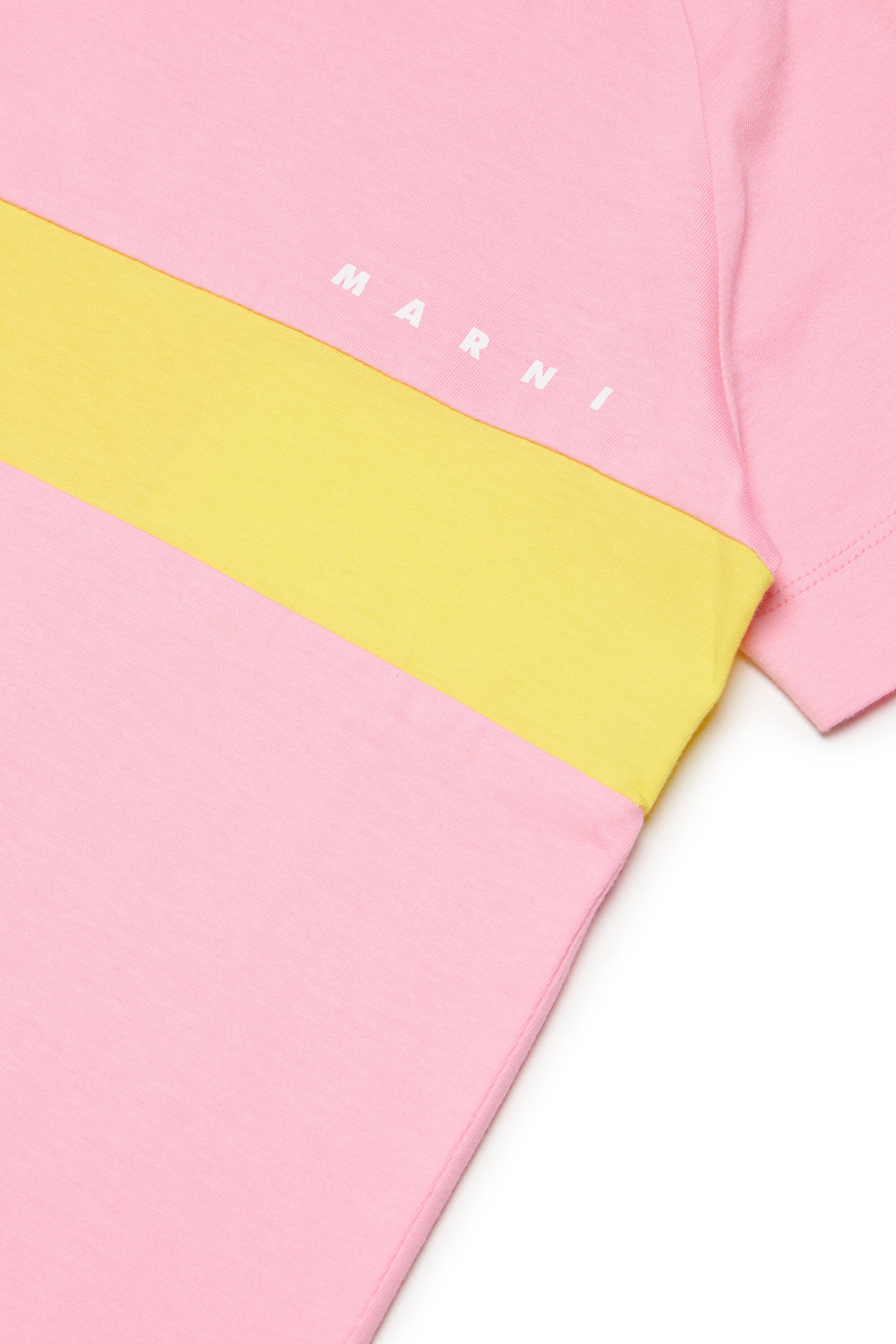 Colorblock branded T-shirt