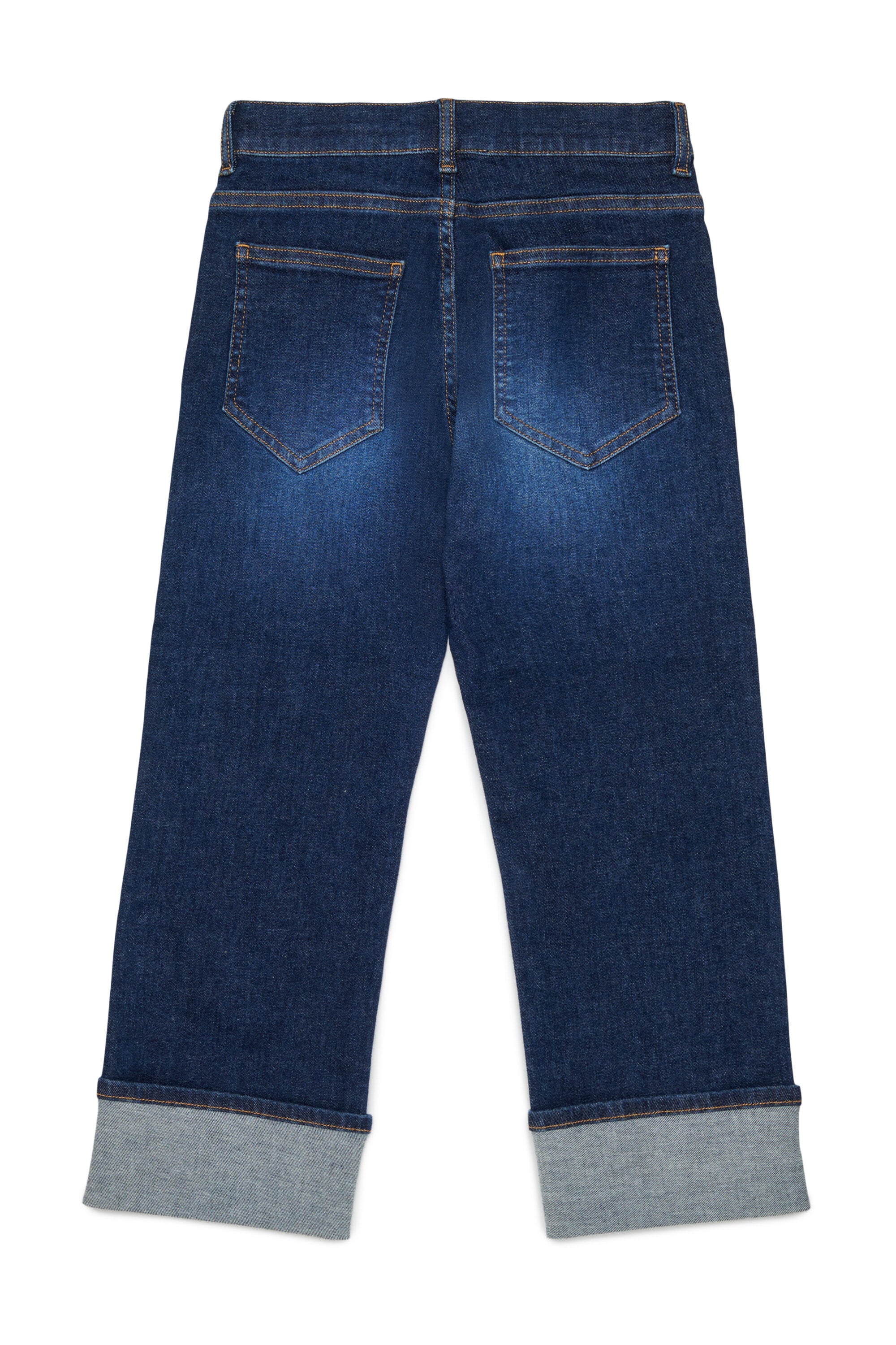 Jeans corte regular azul medio