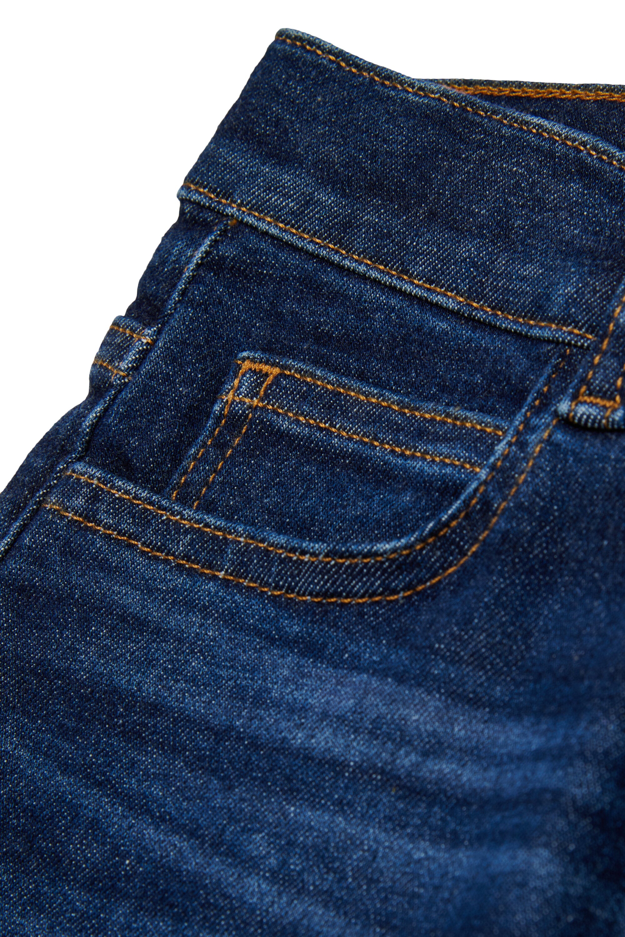 Jeans corte regular azul medio