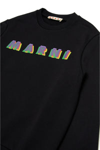 Crew-neck sweatshirt with Rainbow logo