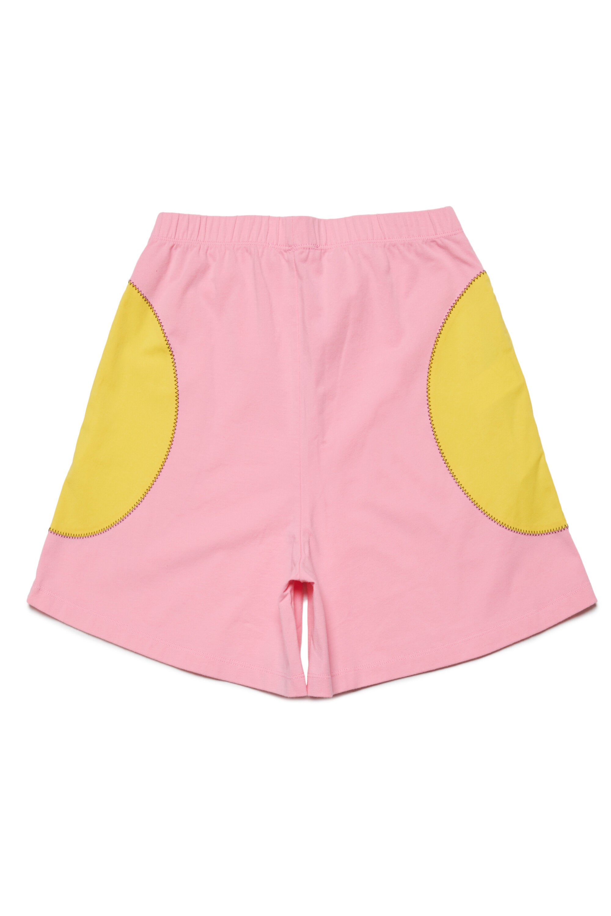 Jersey shorts with circle graphic