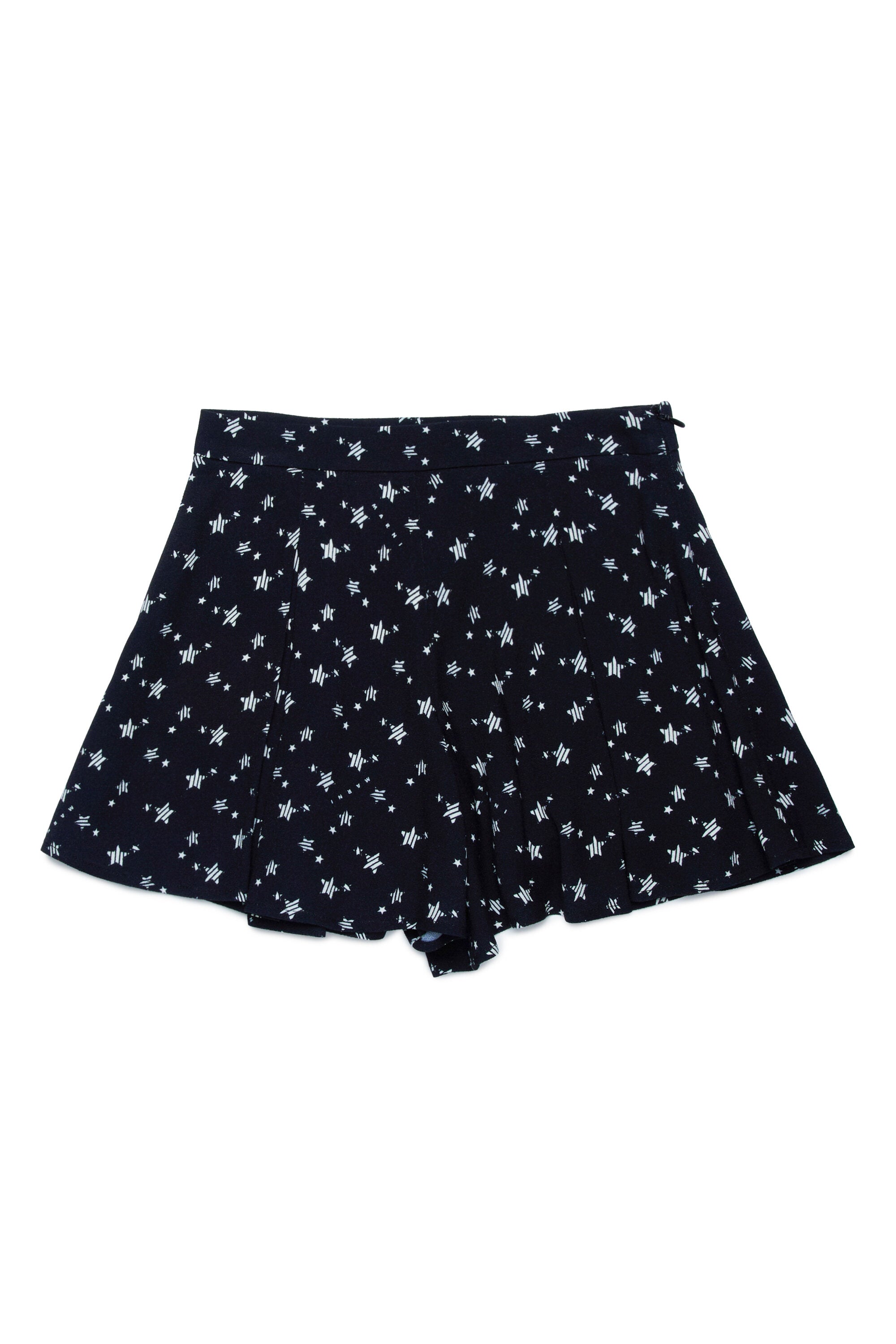 Trouser-skirt in all-over Stardust crepe fabric