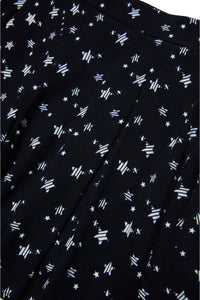 Trouser-skirt in all-over Stardust crepe fabric