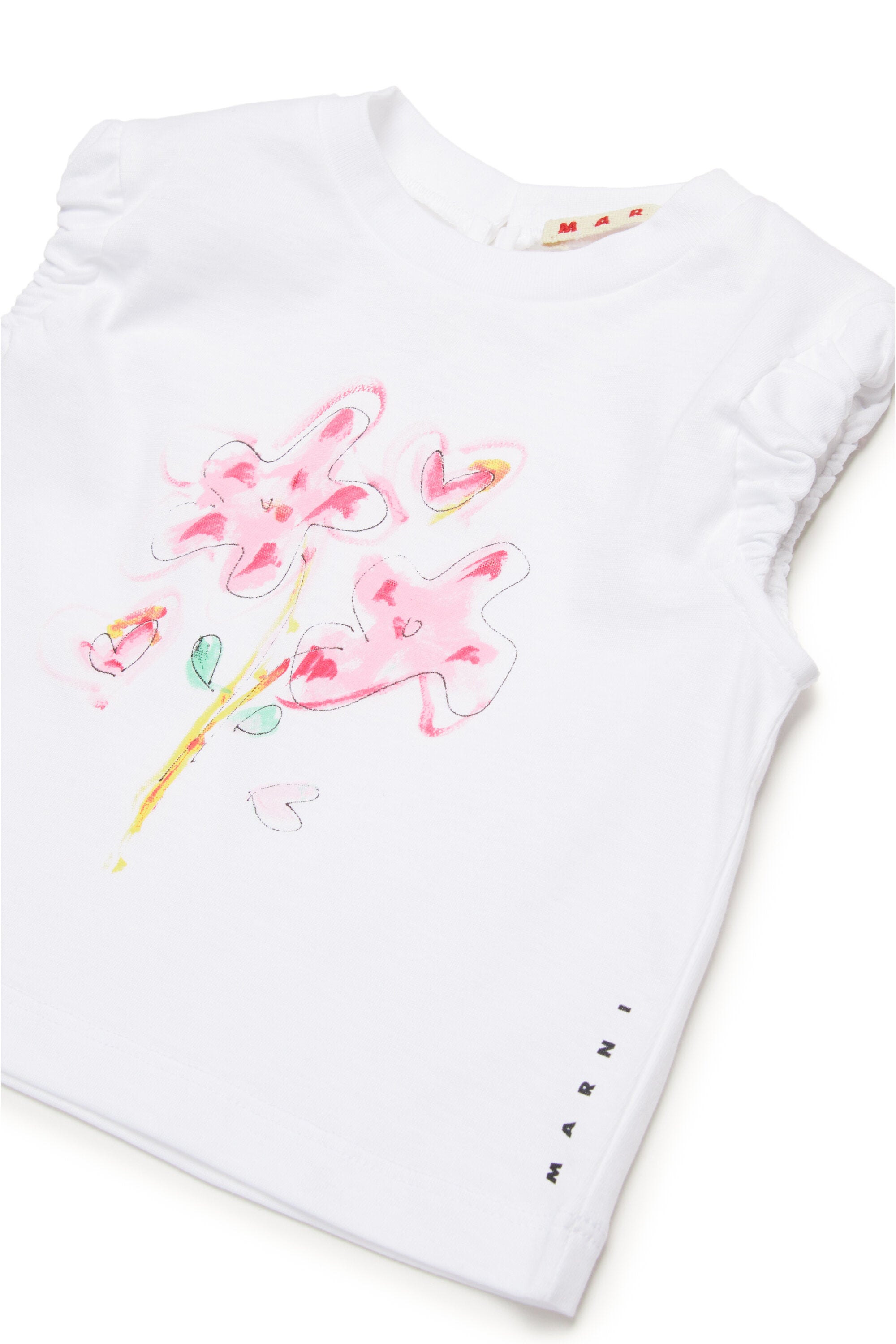 Camiseta con gráficos Flores rosas