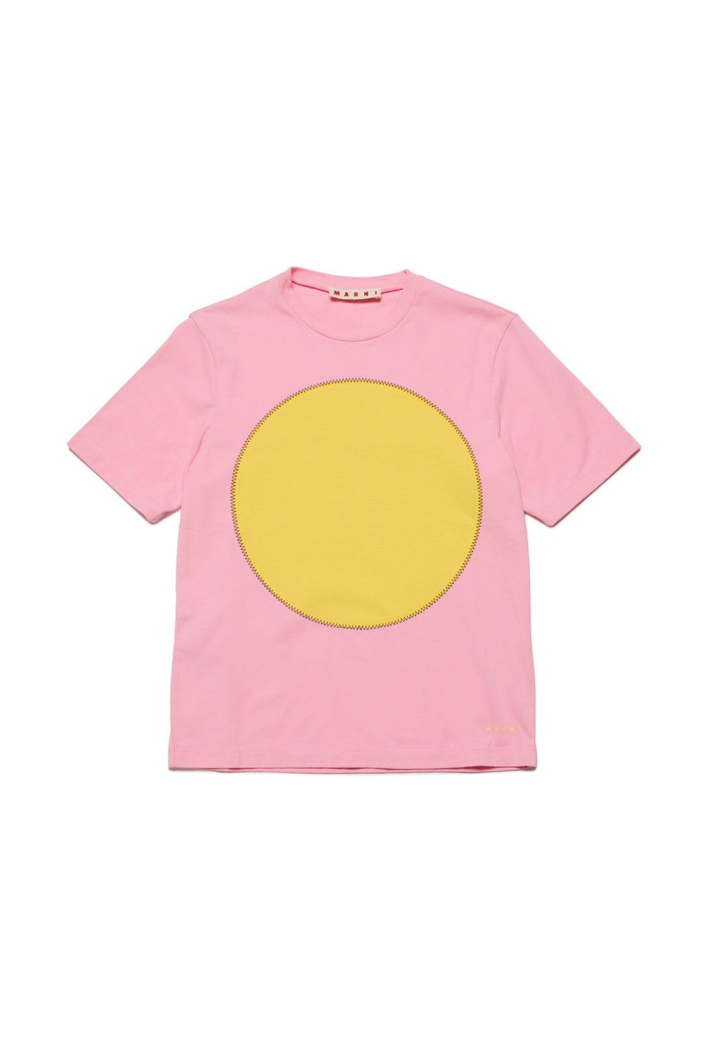 T-shirt with circle graphic