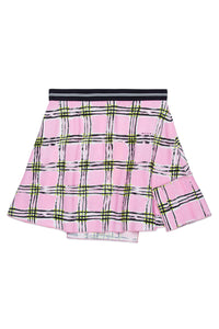 All-over check-check skirt