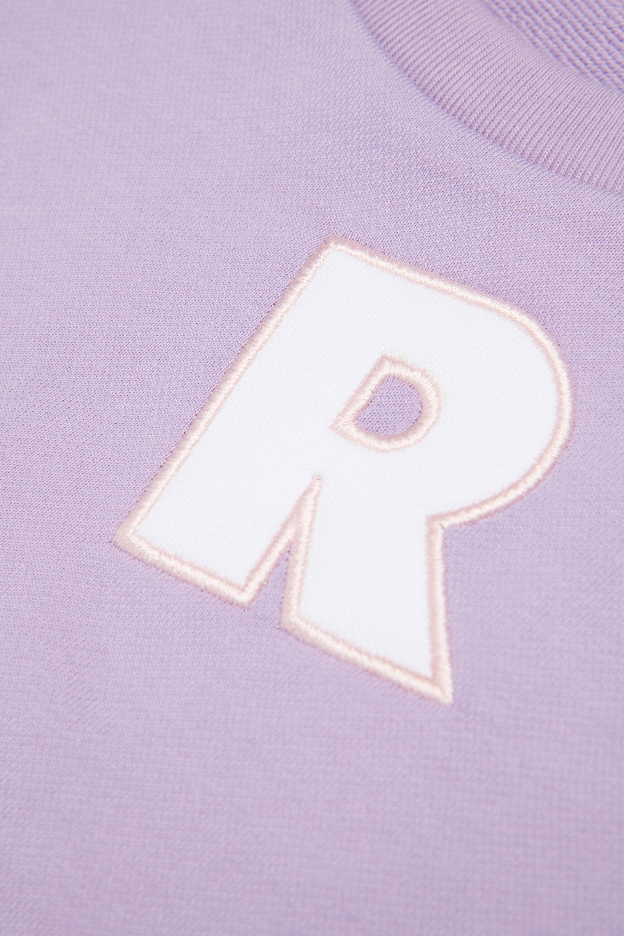 Cropped crew-neck sweatshirt with embroidered Marni patch logo