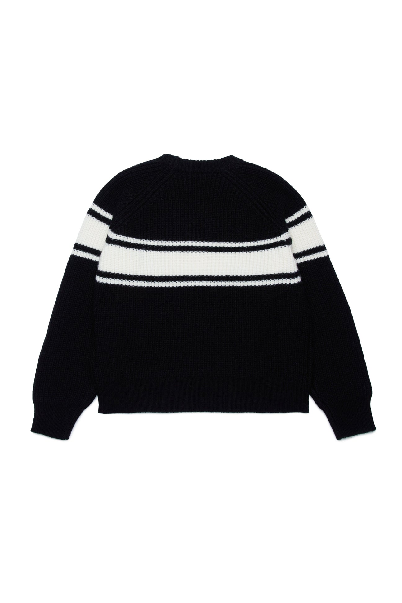 Wool-blend pullover with stripes Wool-blend pullover with stripes