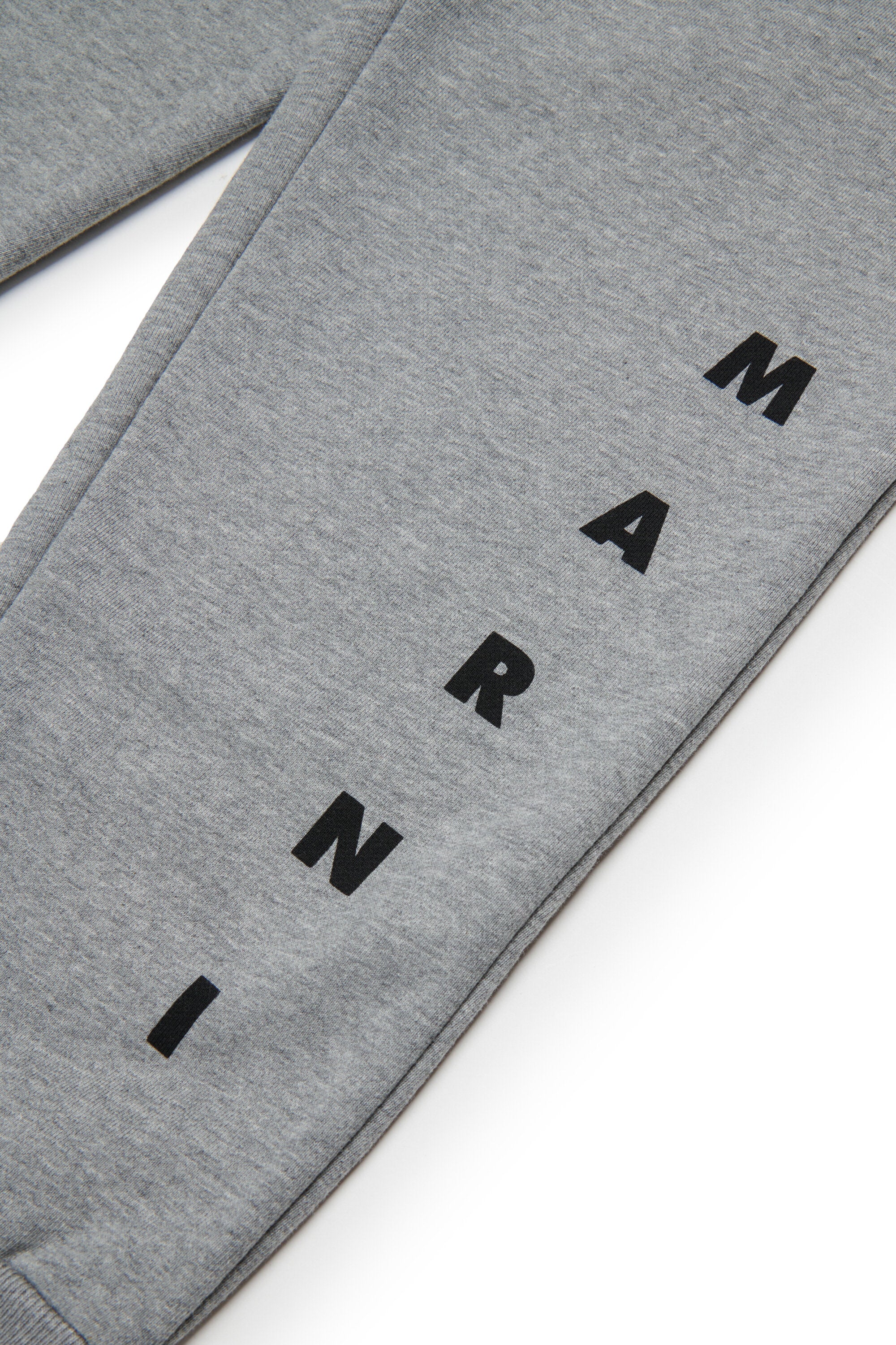 Fleece jogger pants with logo