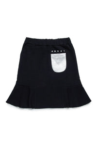 Fleece skirt with mylar pocket