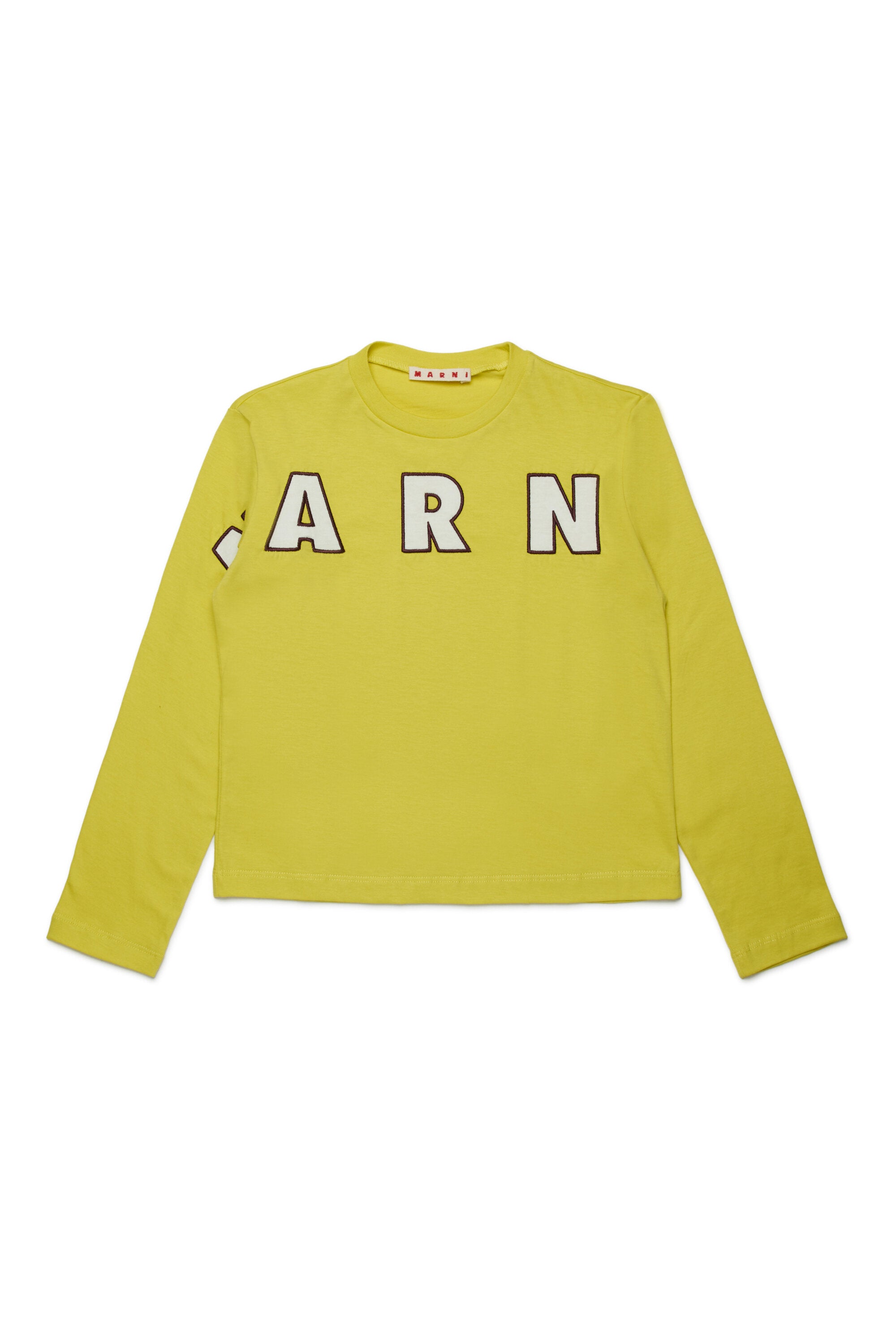 Long-sleeved T-shirt with embroidered logo