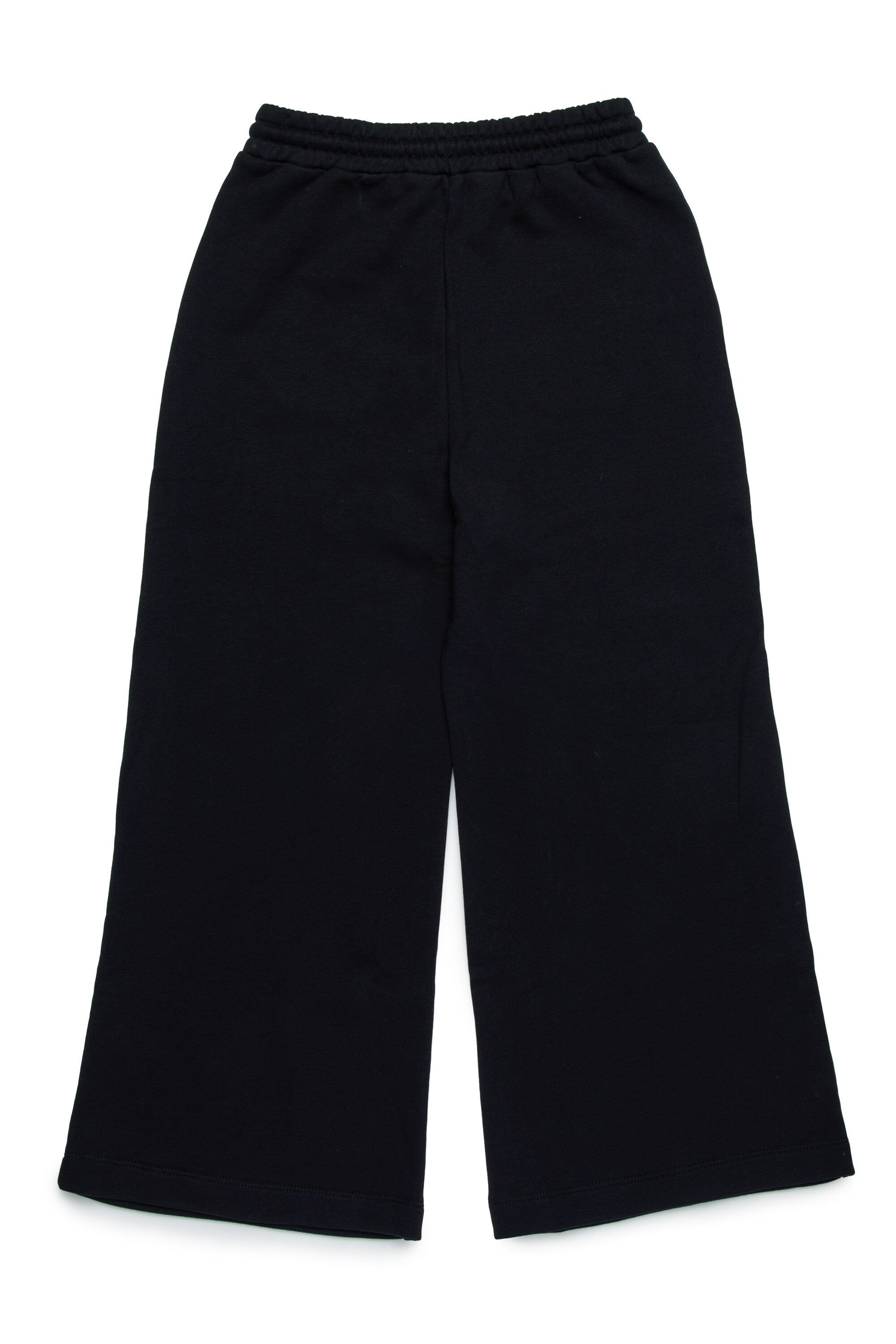 Fleece wide trousers with mylar pockets