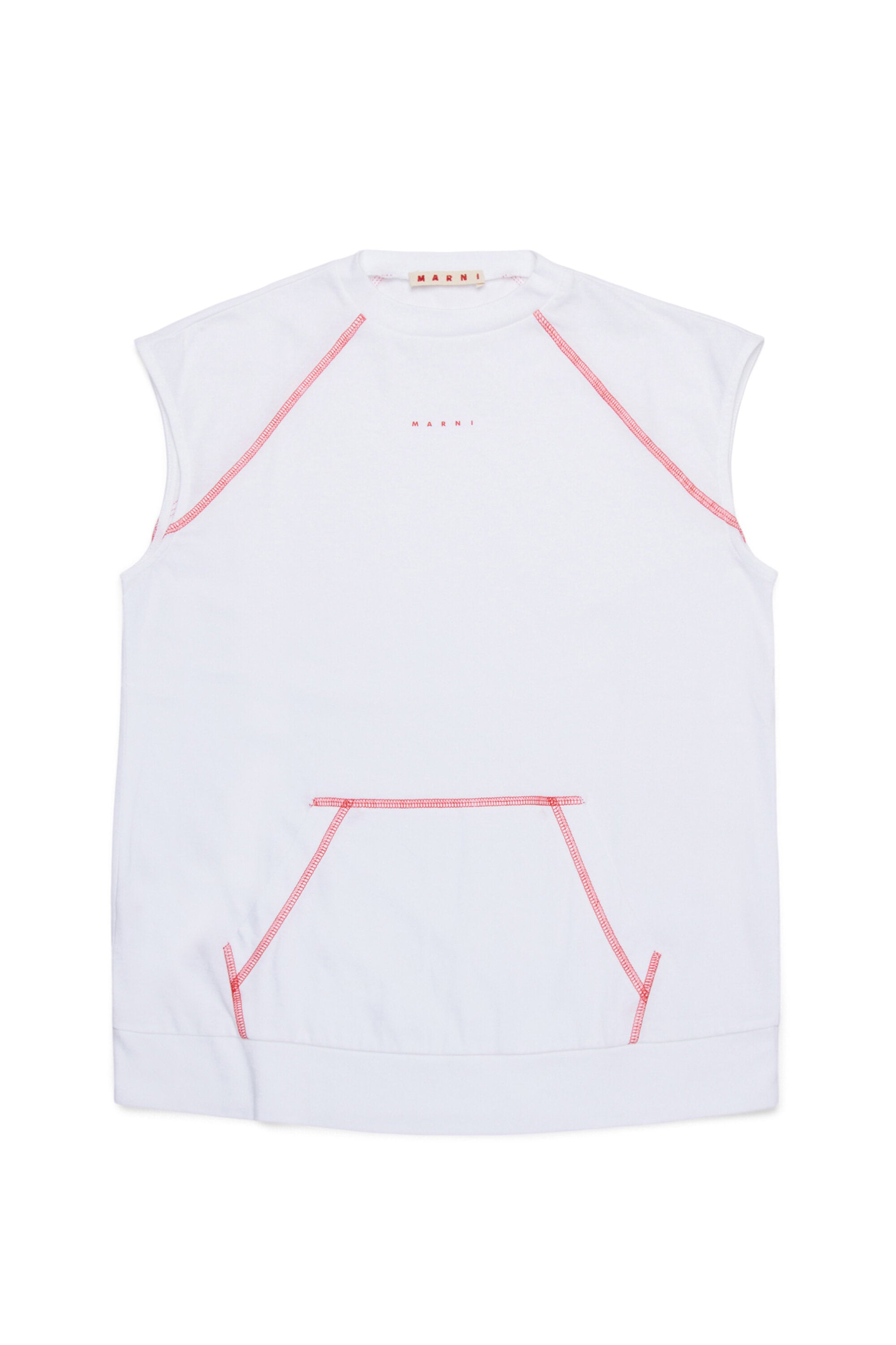 Sleeveless cover-up dress with pocket