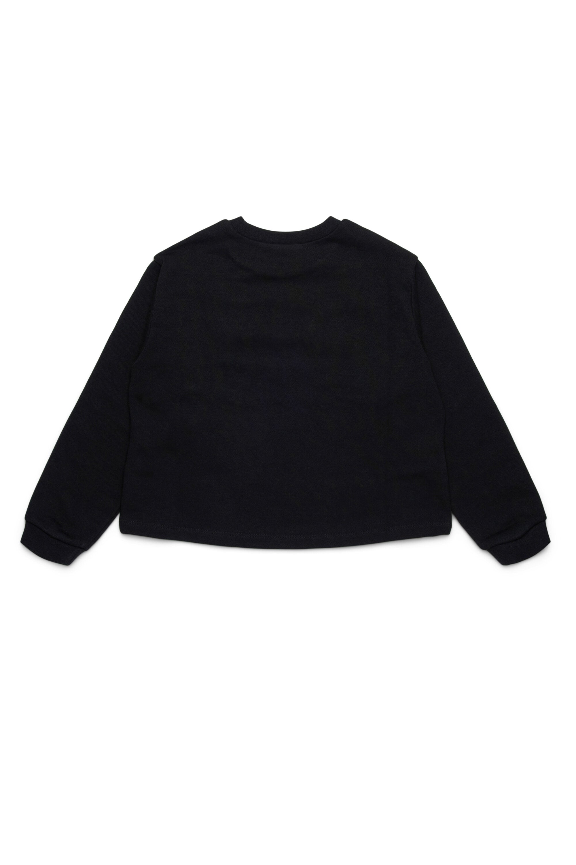 Sudadera de cuello redondo con la marca de Rhinestones