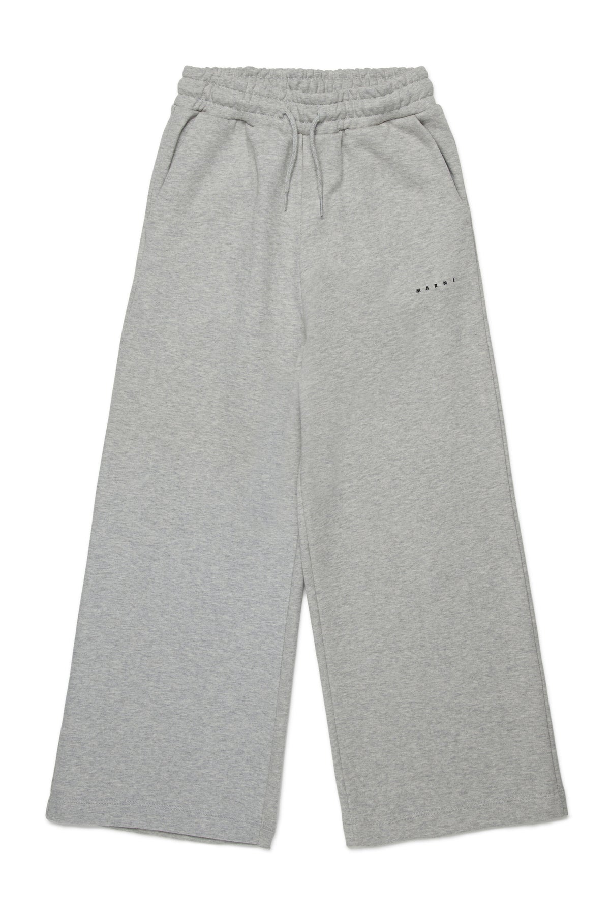 Pantalones con pernera ancha de felpa de marca