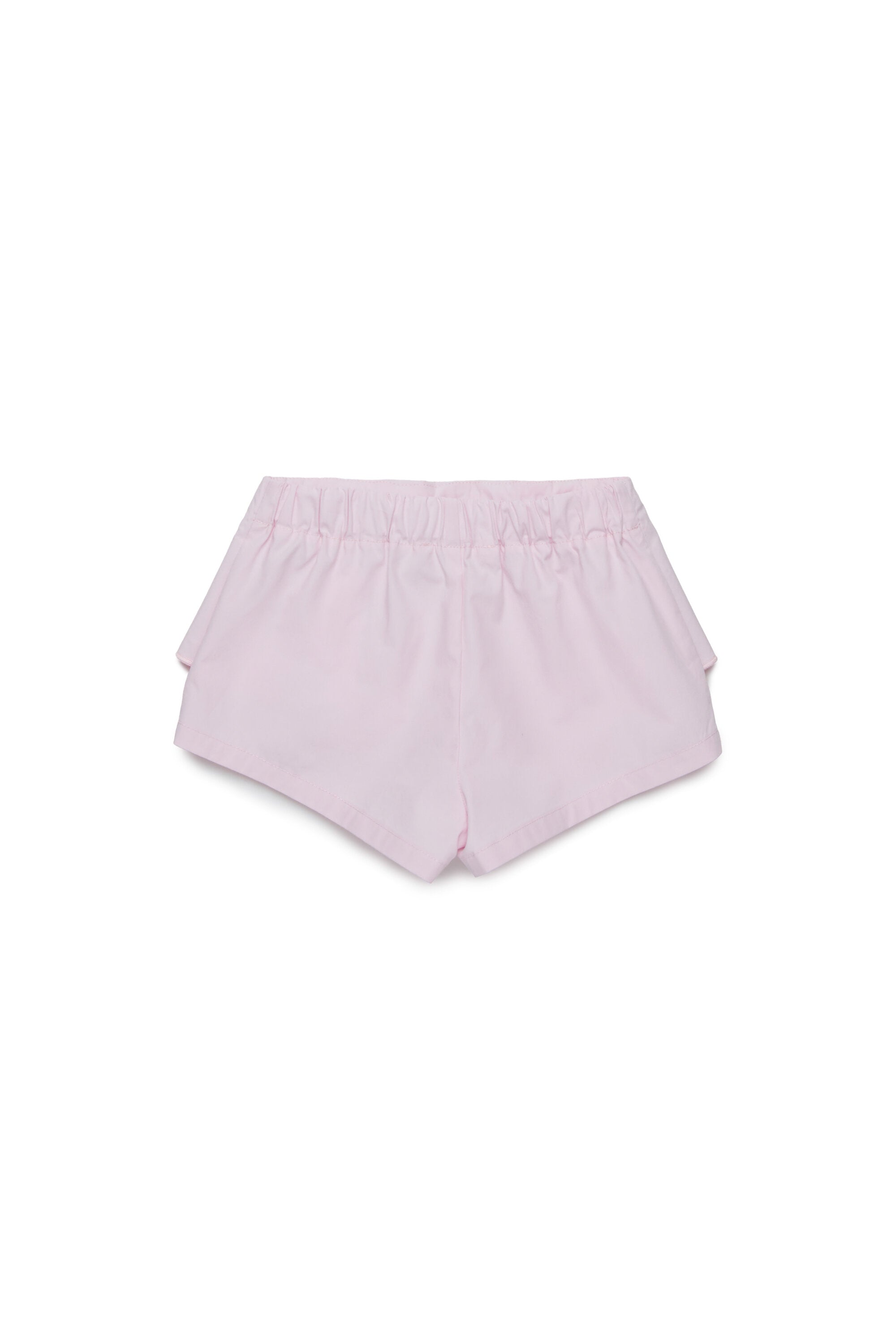 Poplin shorts with flounces