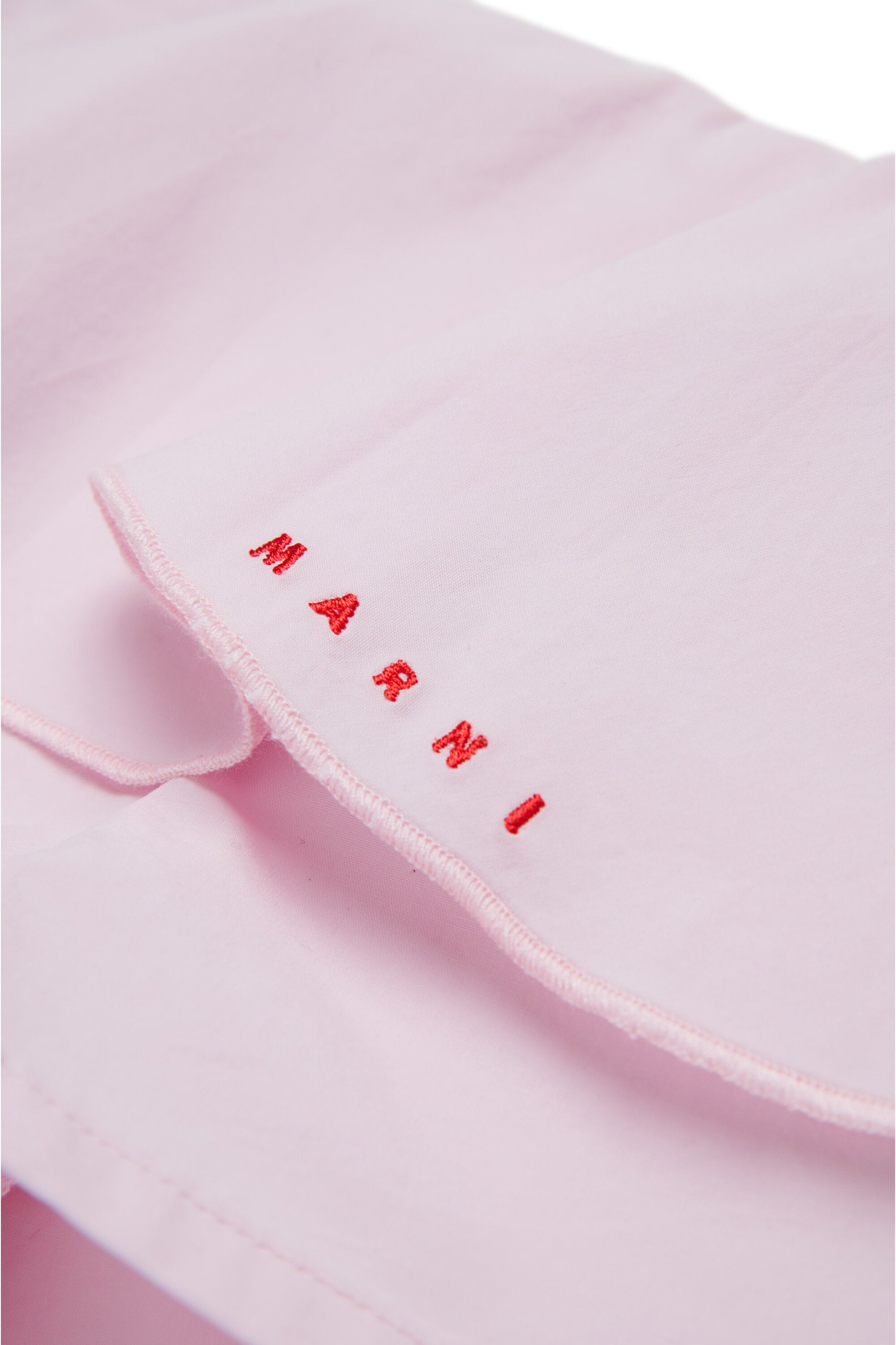 Poplin shorts with flounces