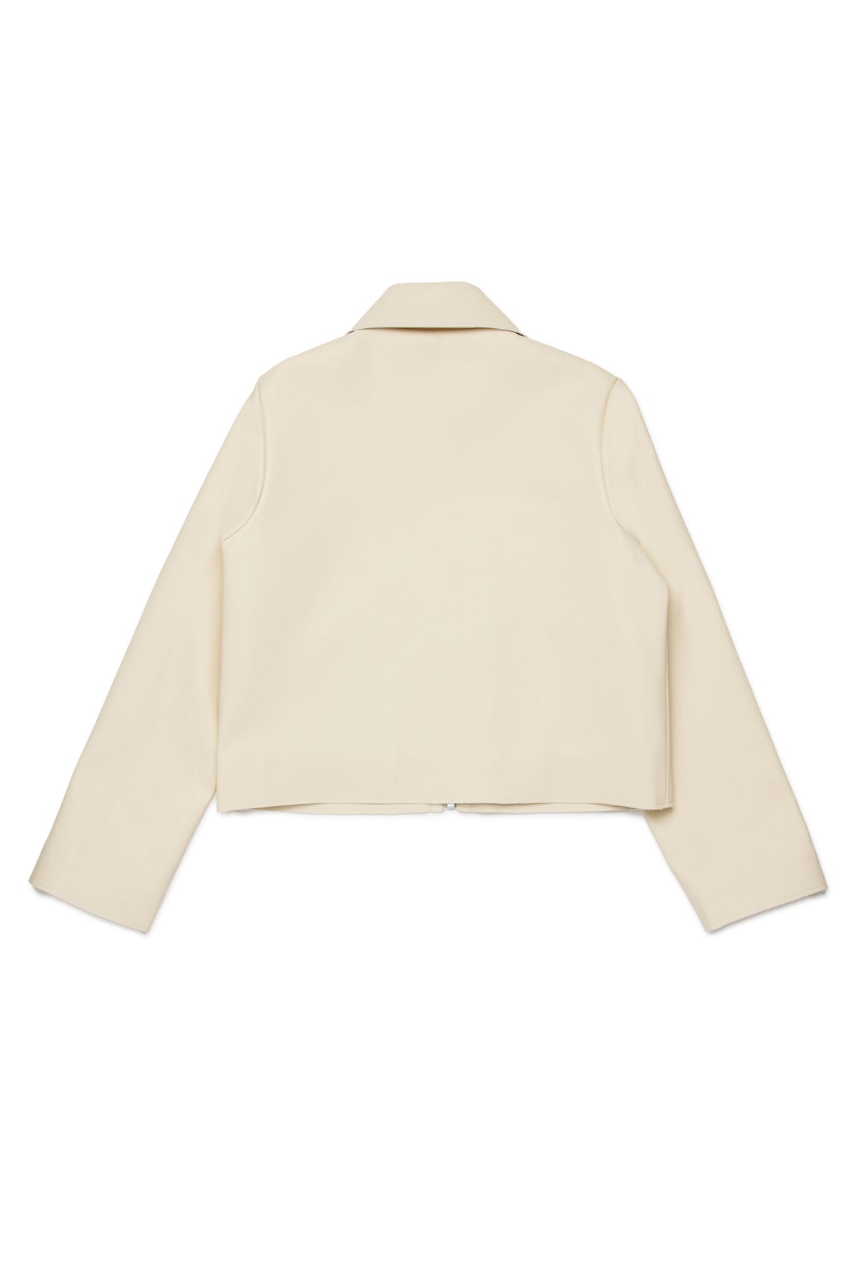 Chaqueta de tejido revestido con logotipo