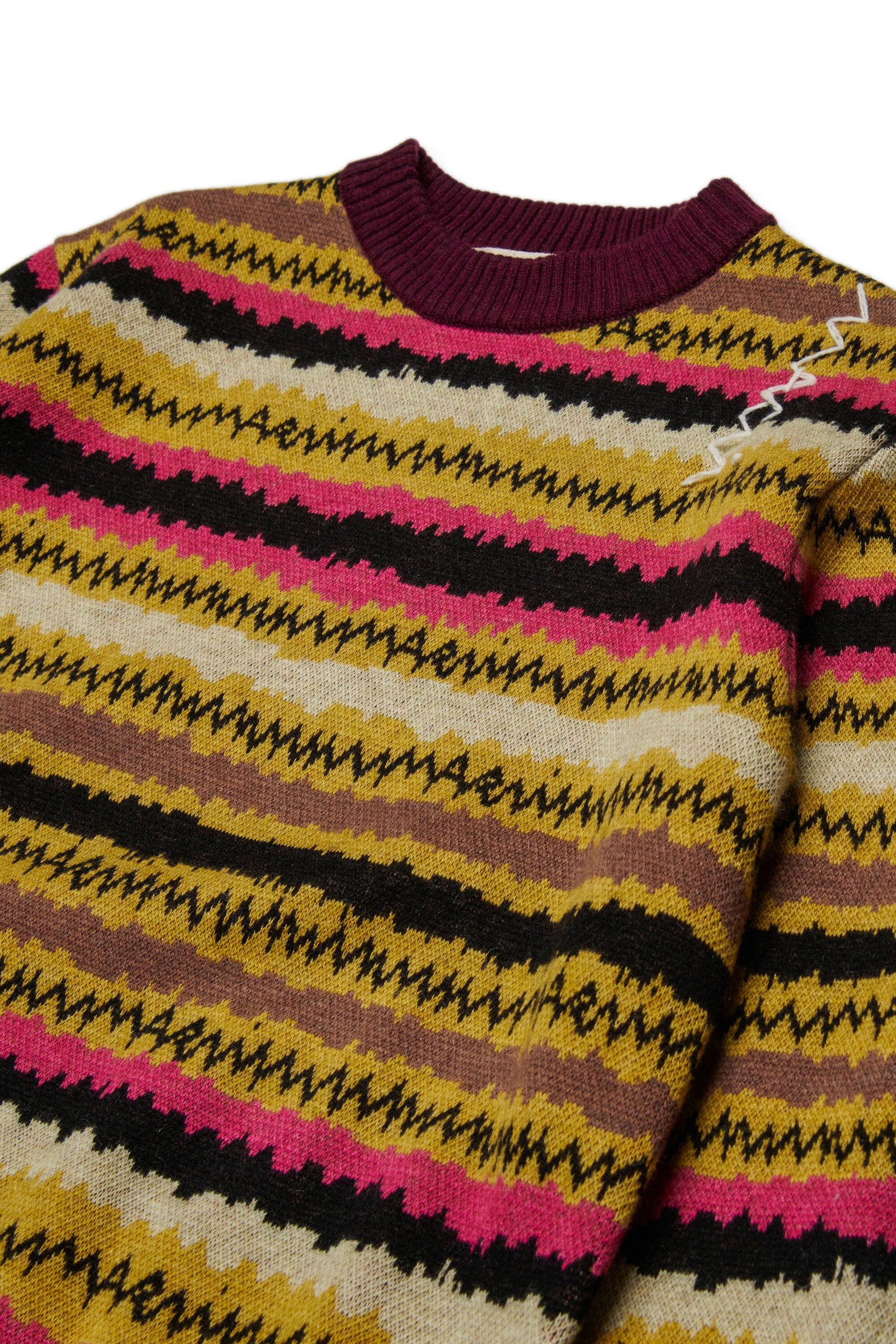 Jersey de mezcla de lana con de fantasia Rock Doll