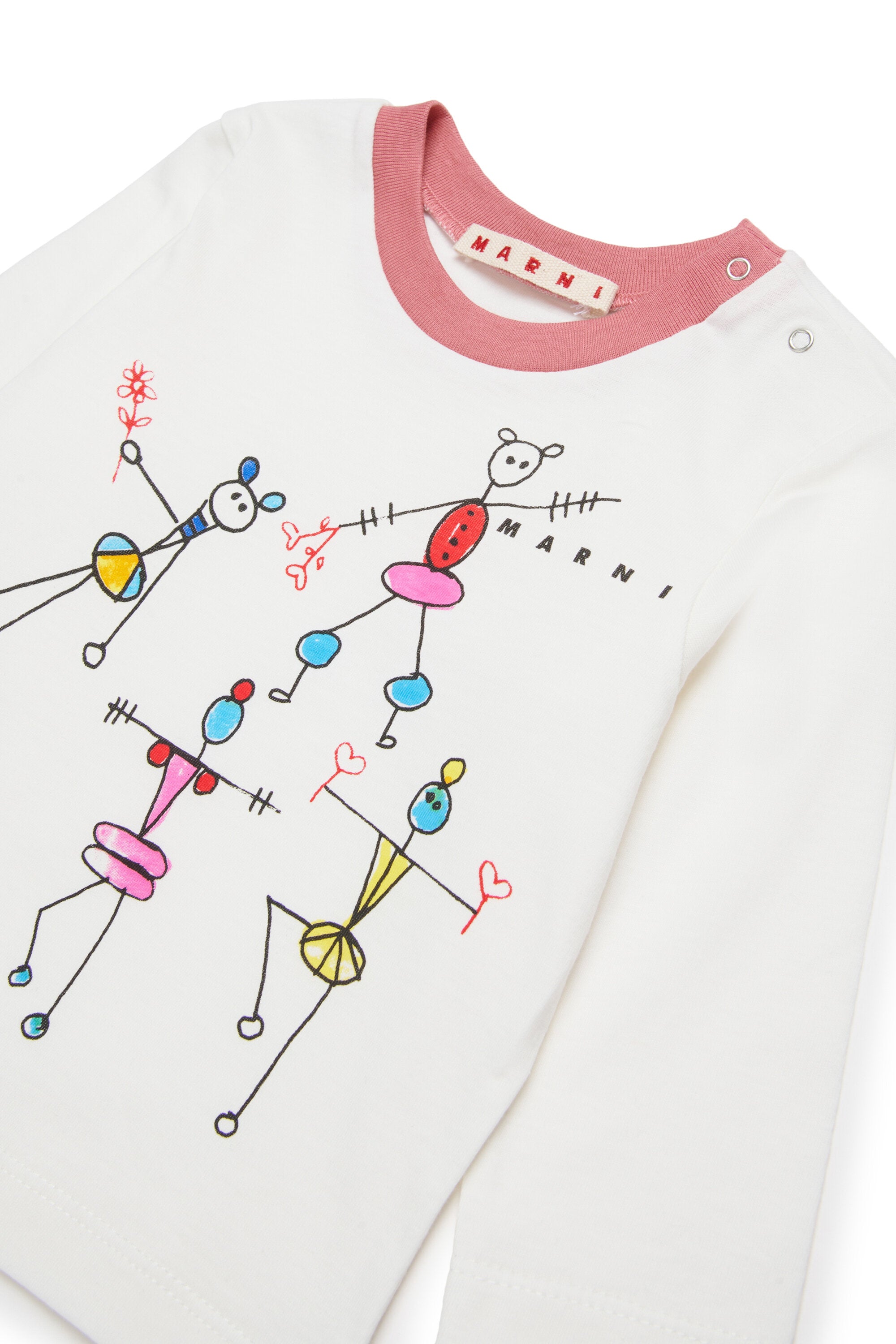 Marni baby long sleeves jersey T-shirt | BRAVE KID Marni baby long sleeves jersey T-shirt | BRAVE KID