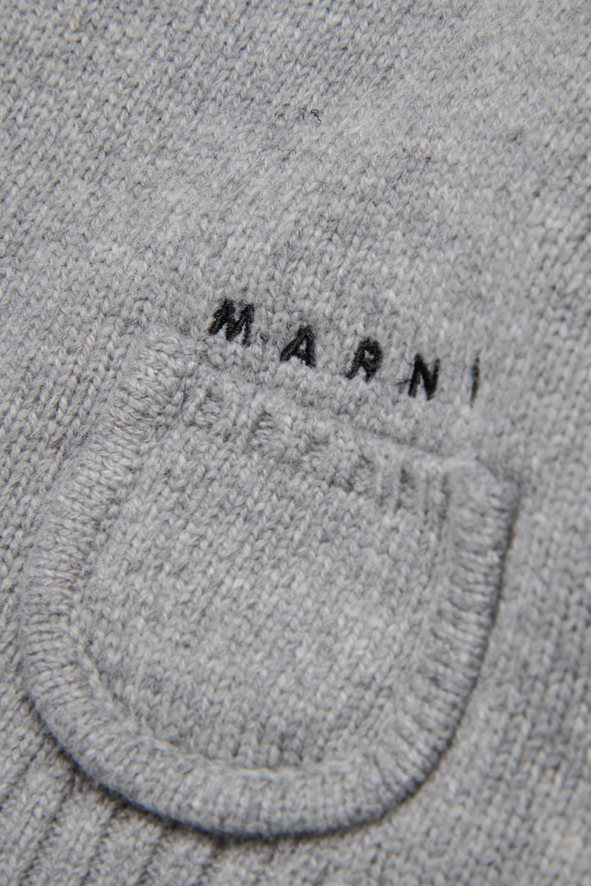 Jersey de mezcla de lana con bolsillos