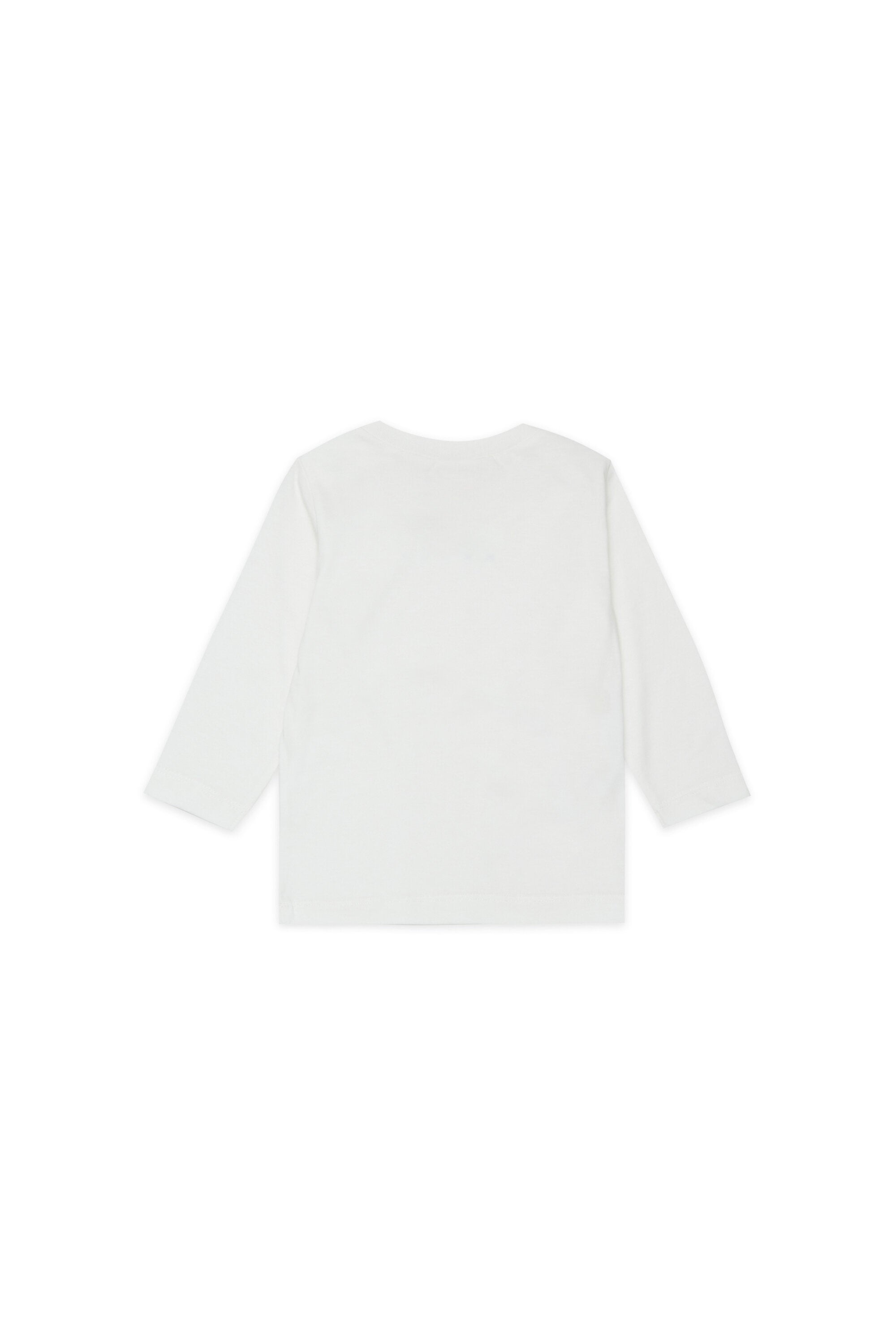 Camiseta de manga larga de jersey con logotipo