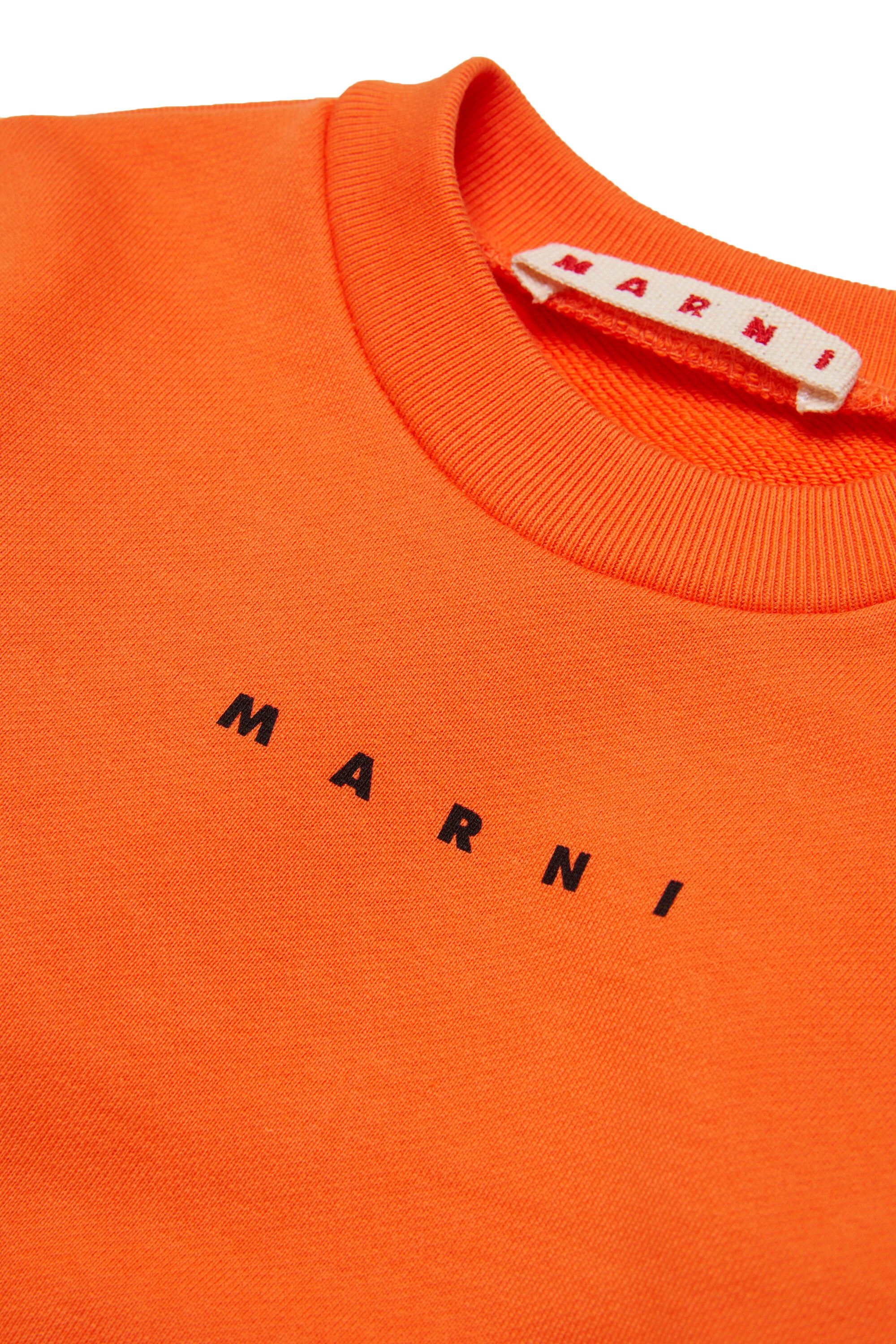 Sudadera de cuello redondo con logo Marni