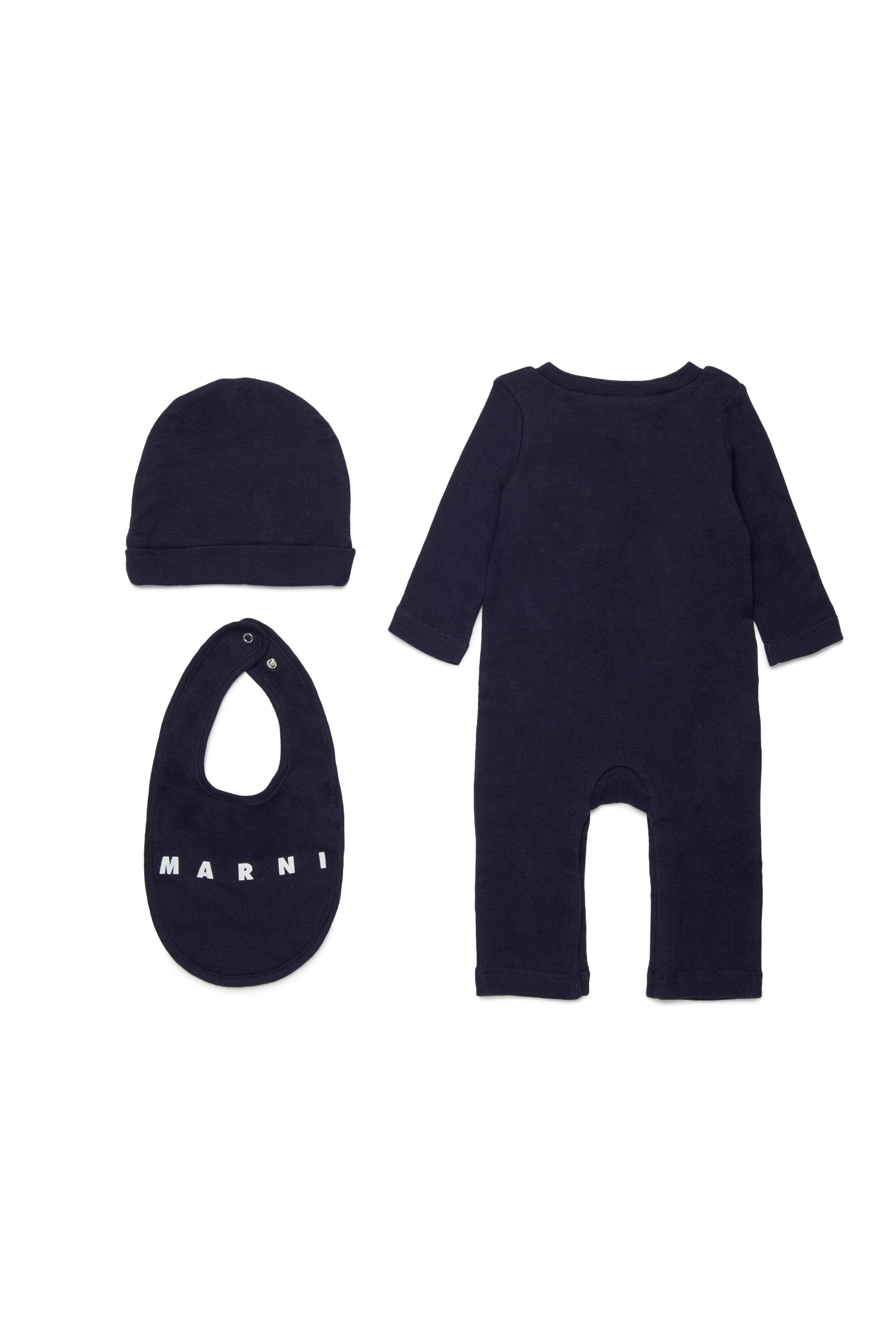 Marni logo branded cotton baby birth set | BRAVE KID
