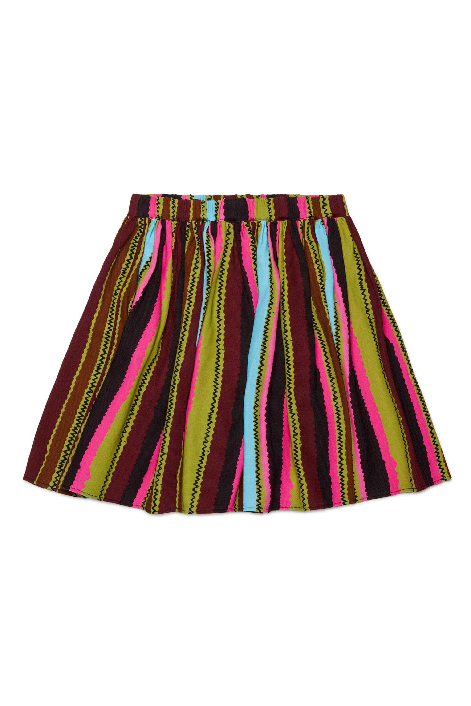 Rock Doll falda corta de satén allover