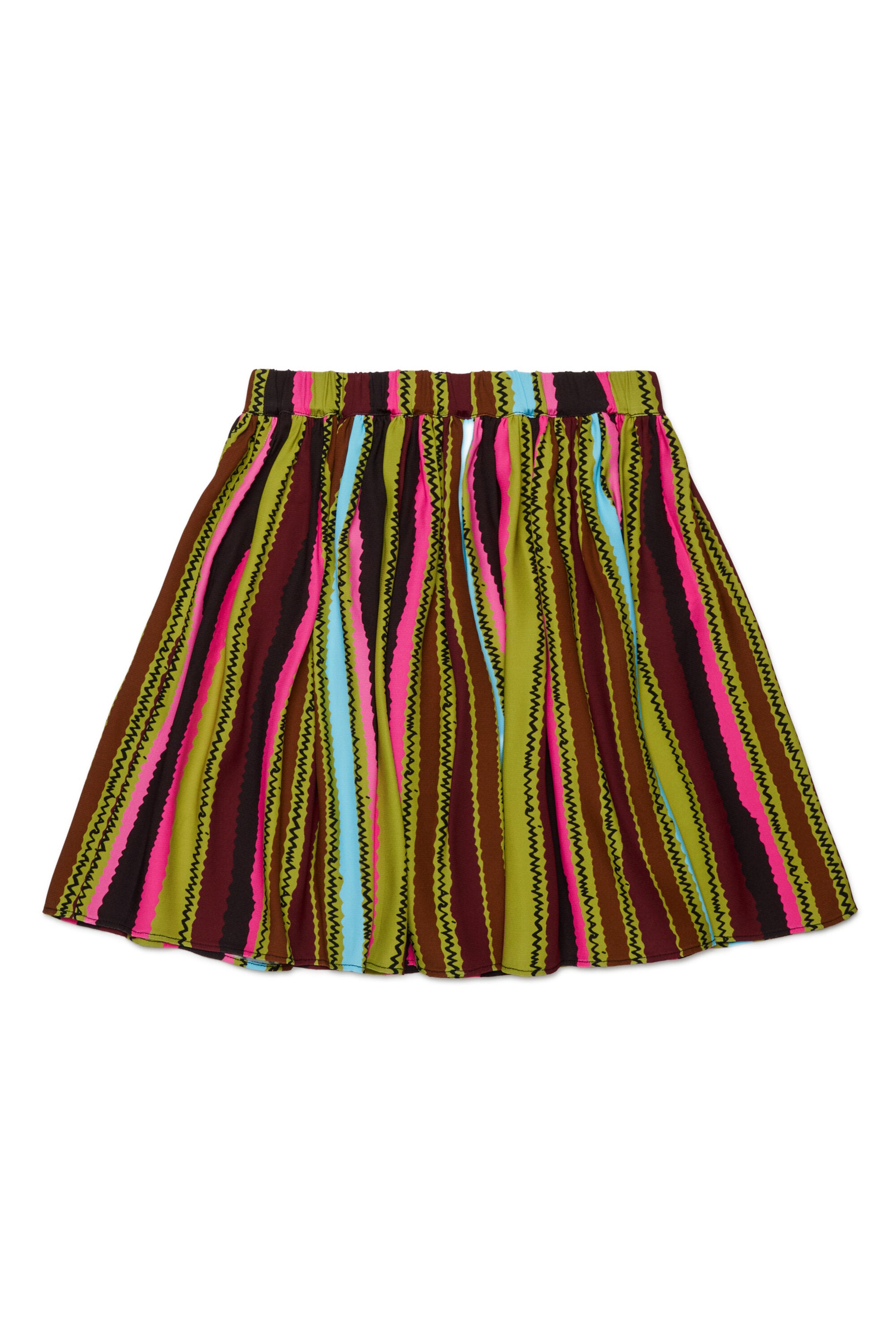 Rock Doll falda corta de satén allover