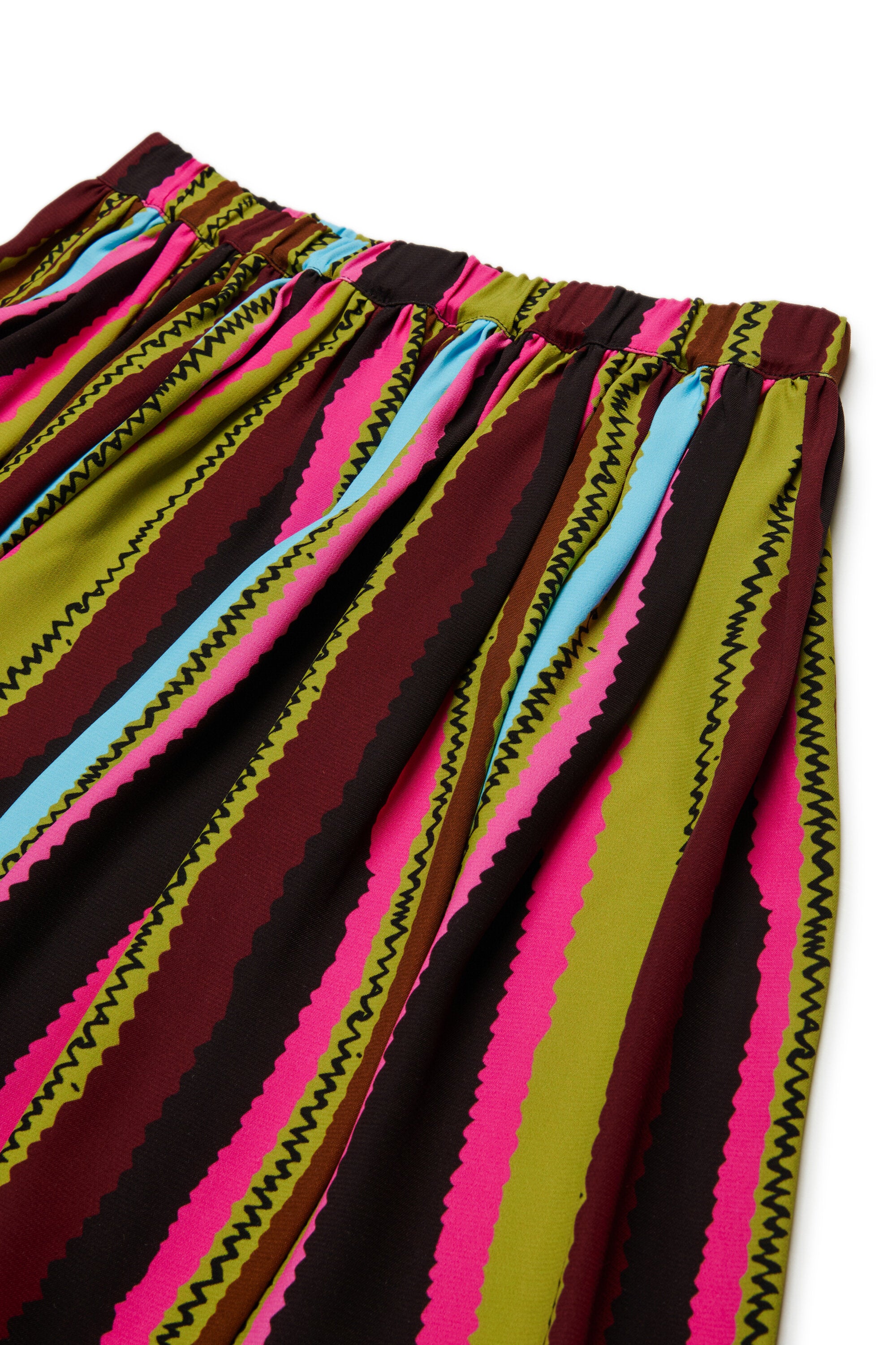 Rock Doll falda corta de satén allover