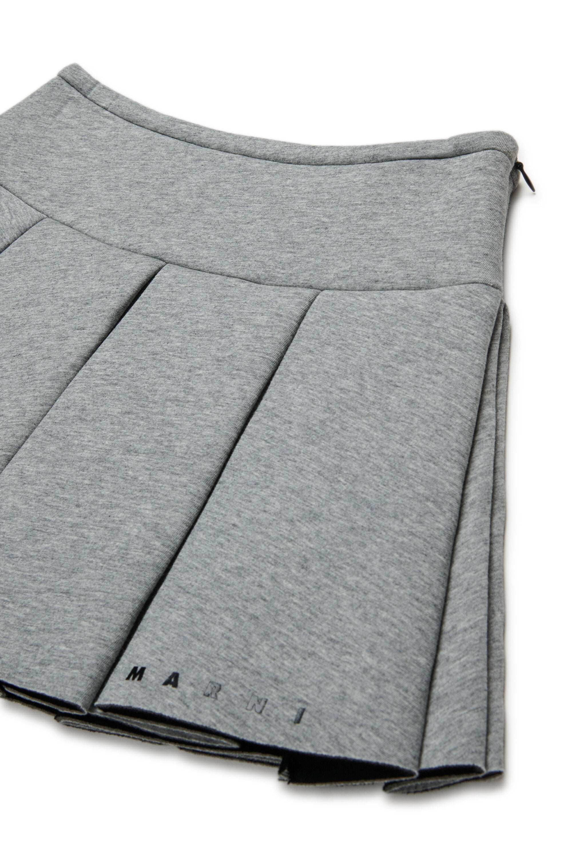 Minifalda de neopreno con volantes