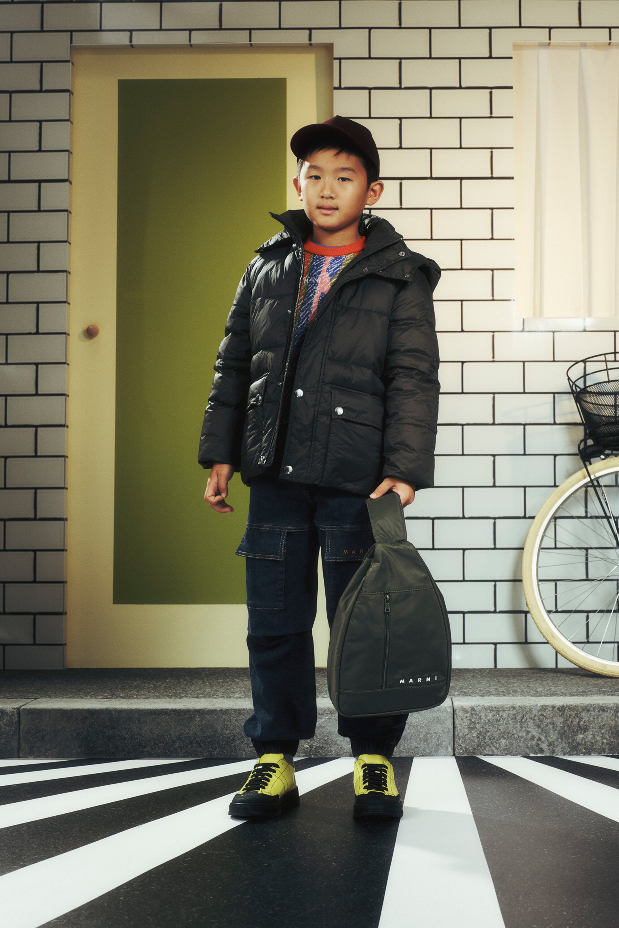 Marni kid's hooded padded jacket | BRAVE KID