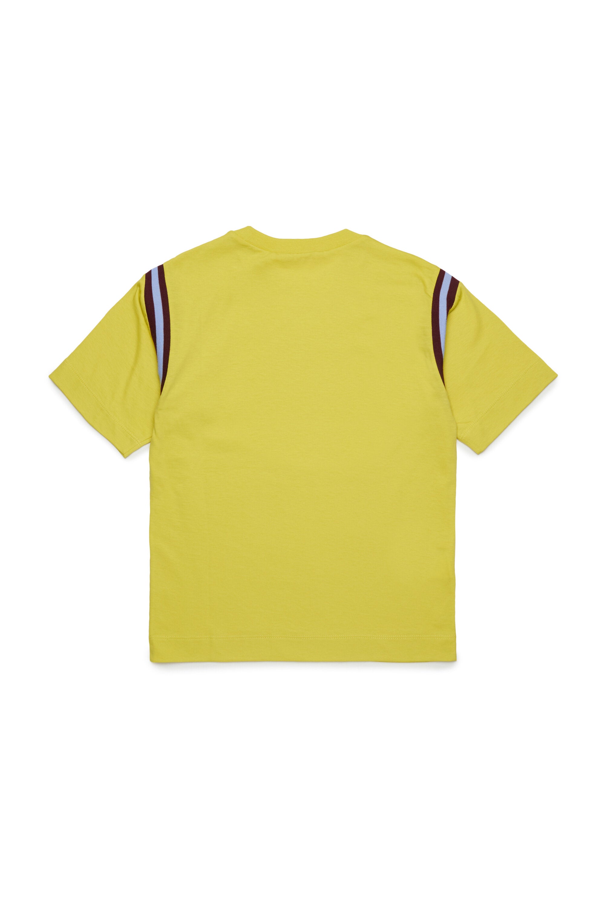 Camiseta de jersey con sisas a rayas