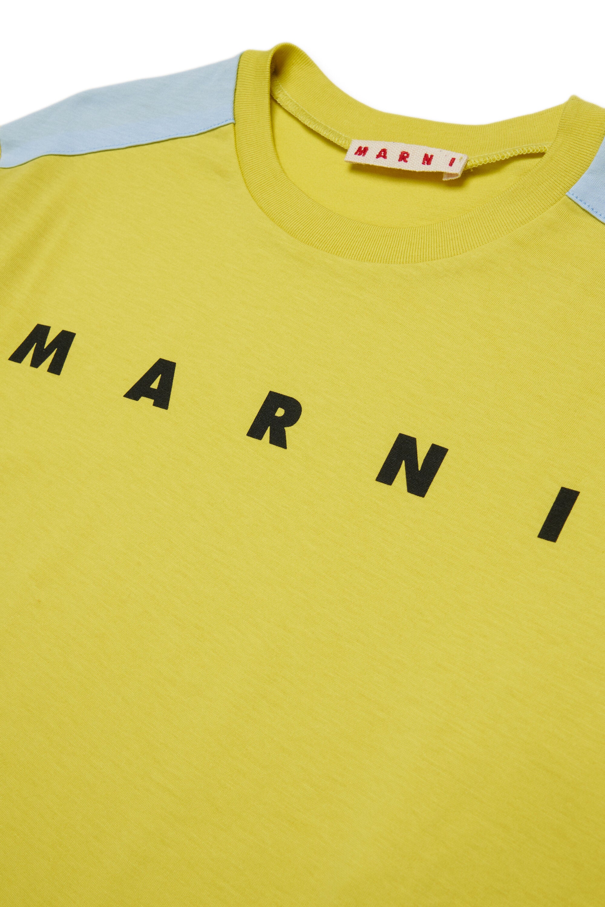 Camiseta de manga larga en jersey de bloques de color