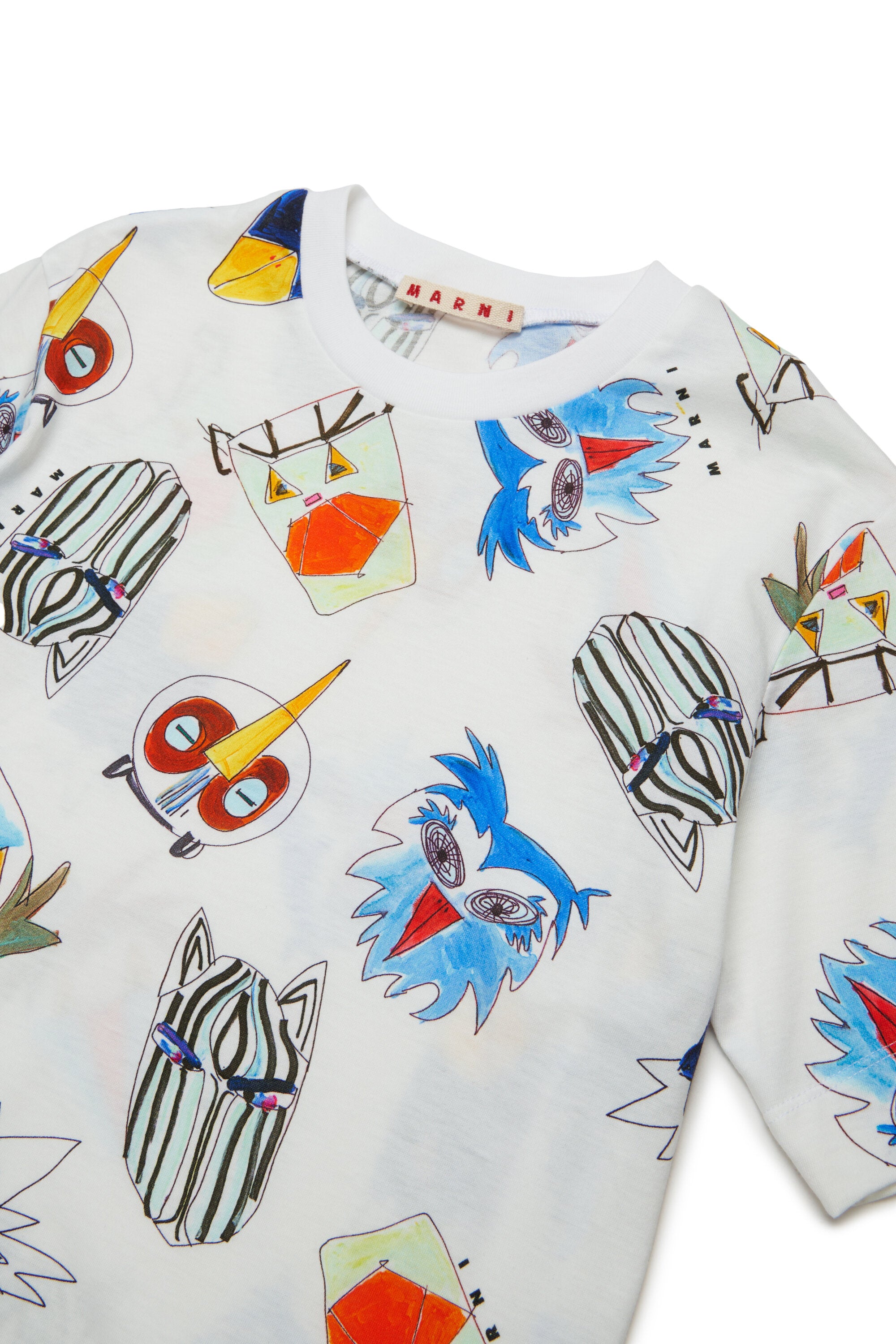 Camiseta de jersey con gráficos Jungle por toda la prenda