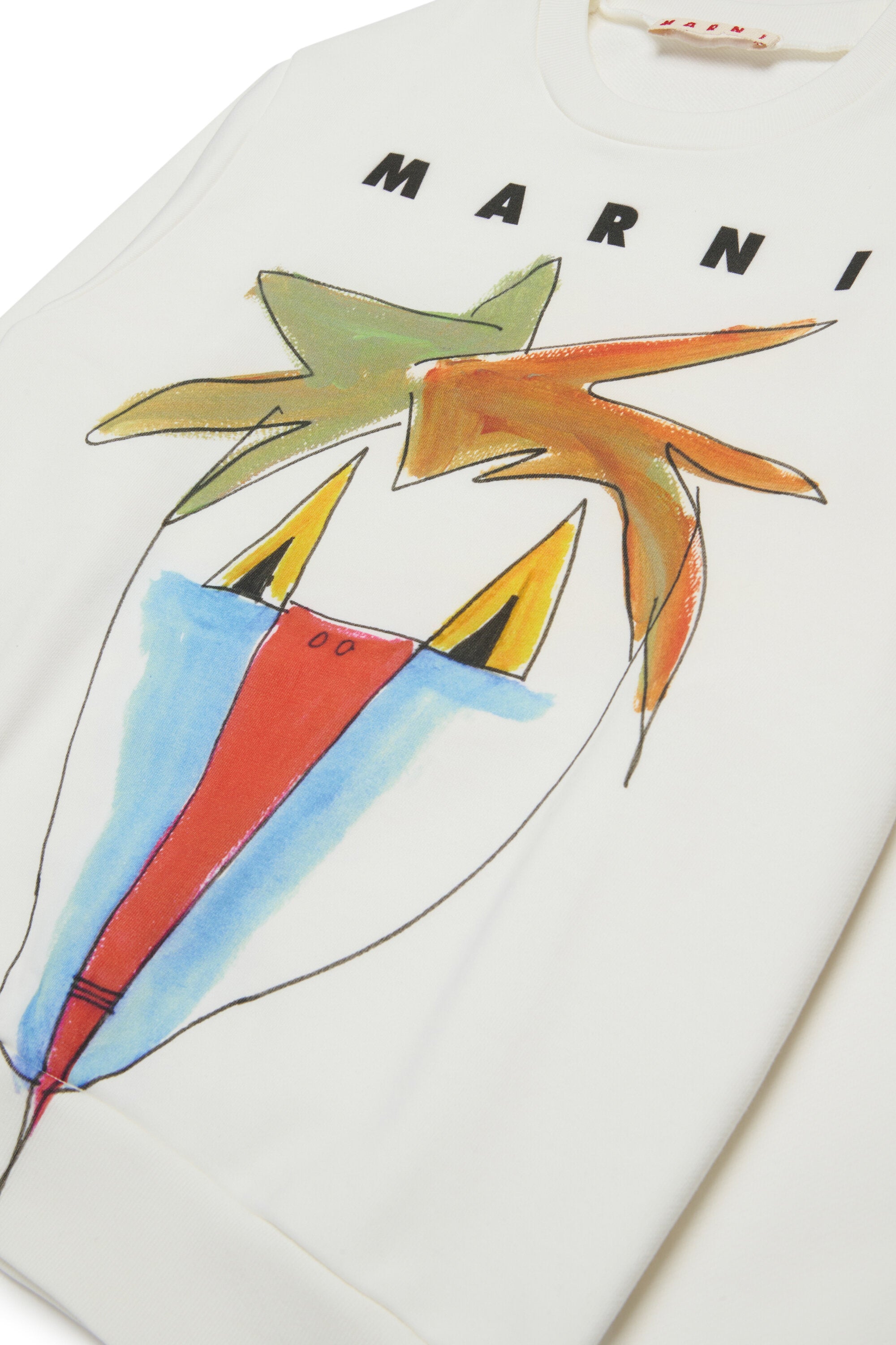 Sudadera de cuello redondo con gráficos Jungle