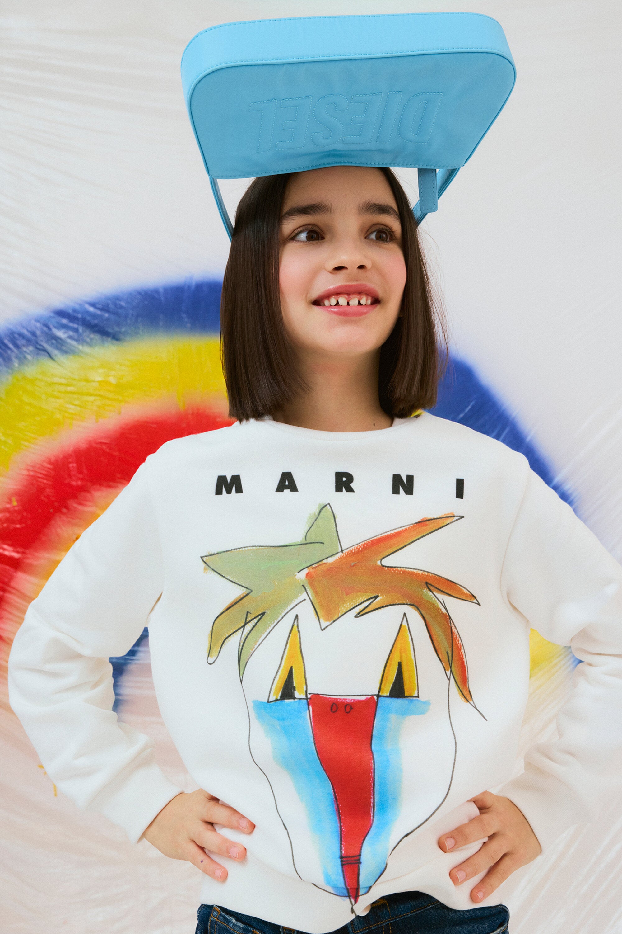 Sudadera de cuello redondo con gráficos Jungle